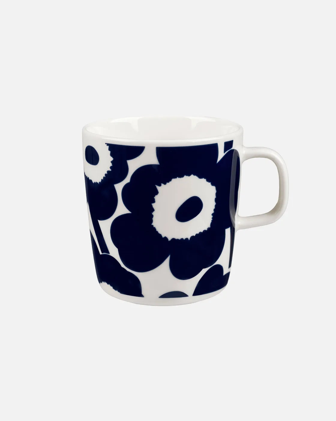 Oiva / Unikko Mug 4 Dl white dark blue 072276 150