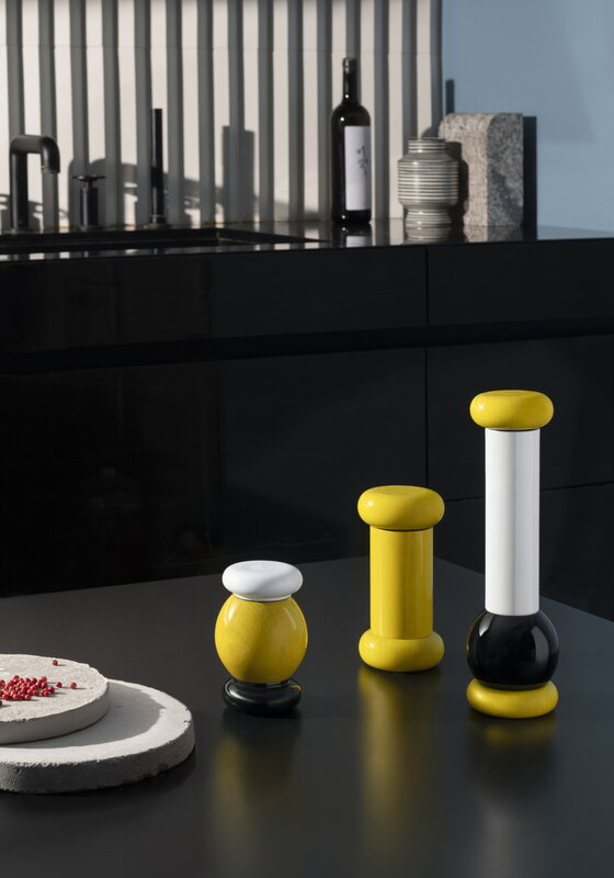 ES19 1 Sottsass grinder, medium, yellow