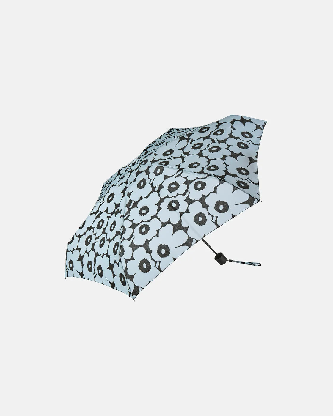 Mini Manual Mini Unikko umbrella, manual black, light blue 090685 590