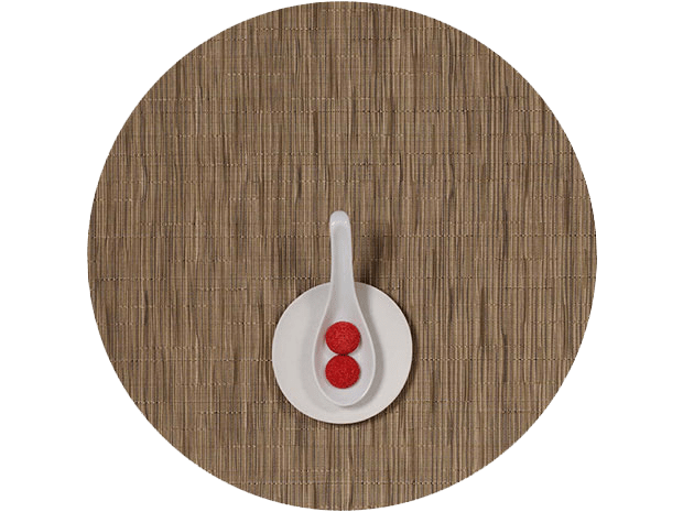Chilewich Placemat Round 15" diam. Bamboo (multiple colours)