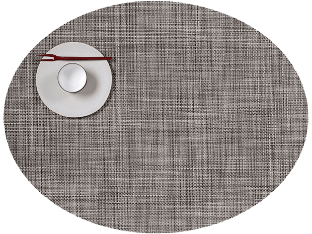 Chilewich Placemat Oval 14x19.25" Mini Basketweave (multiple colours)