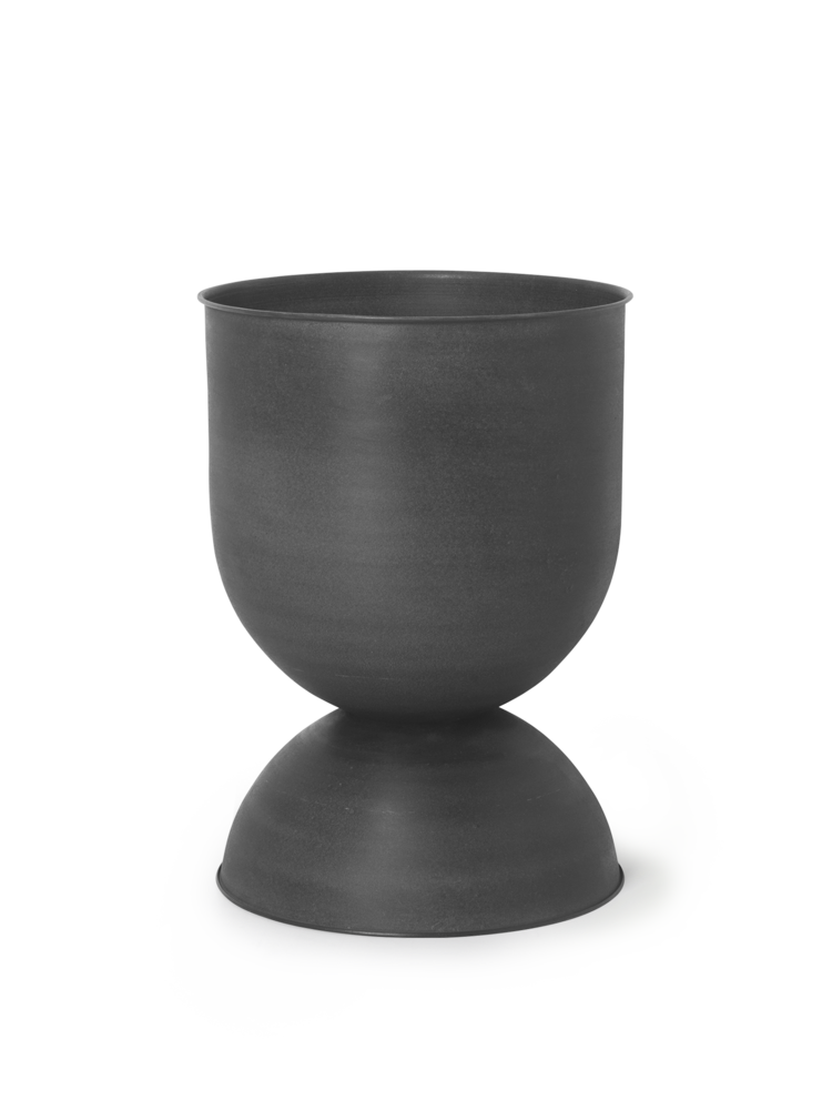 Hourglass Pot - Medium Black