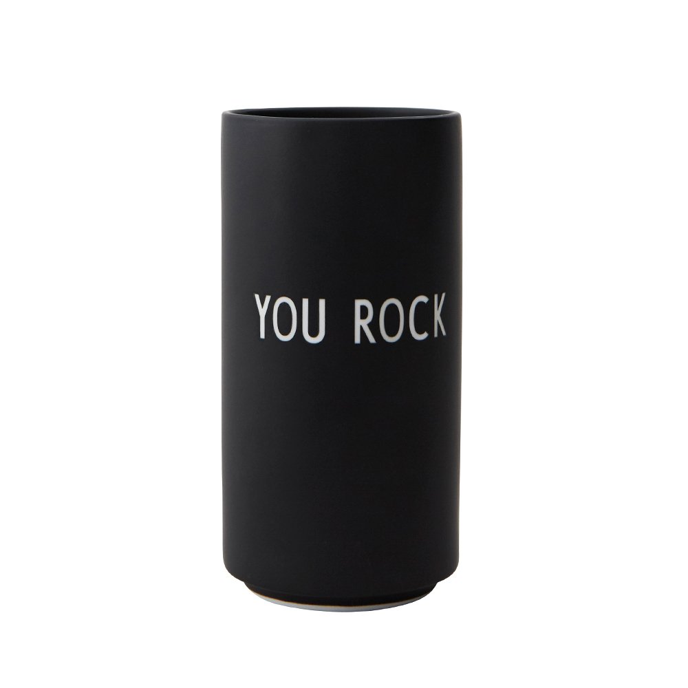 Favourite vase YOU ROCK (black)