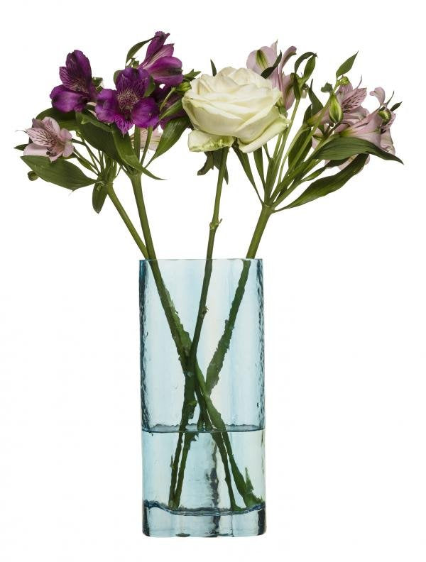 Sagaform Sea Glass vases Kosta Sweden tall turquoise