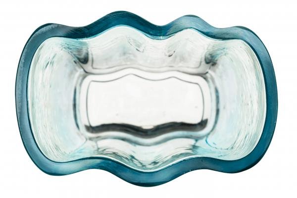 Sagaform Sea Glass vases Kosta Sweden tall turquoise