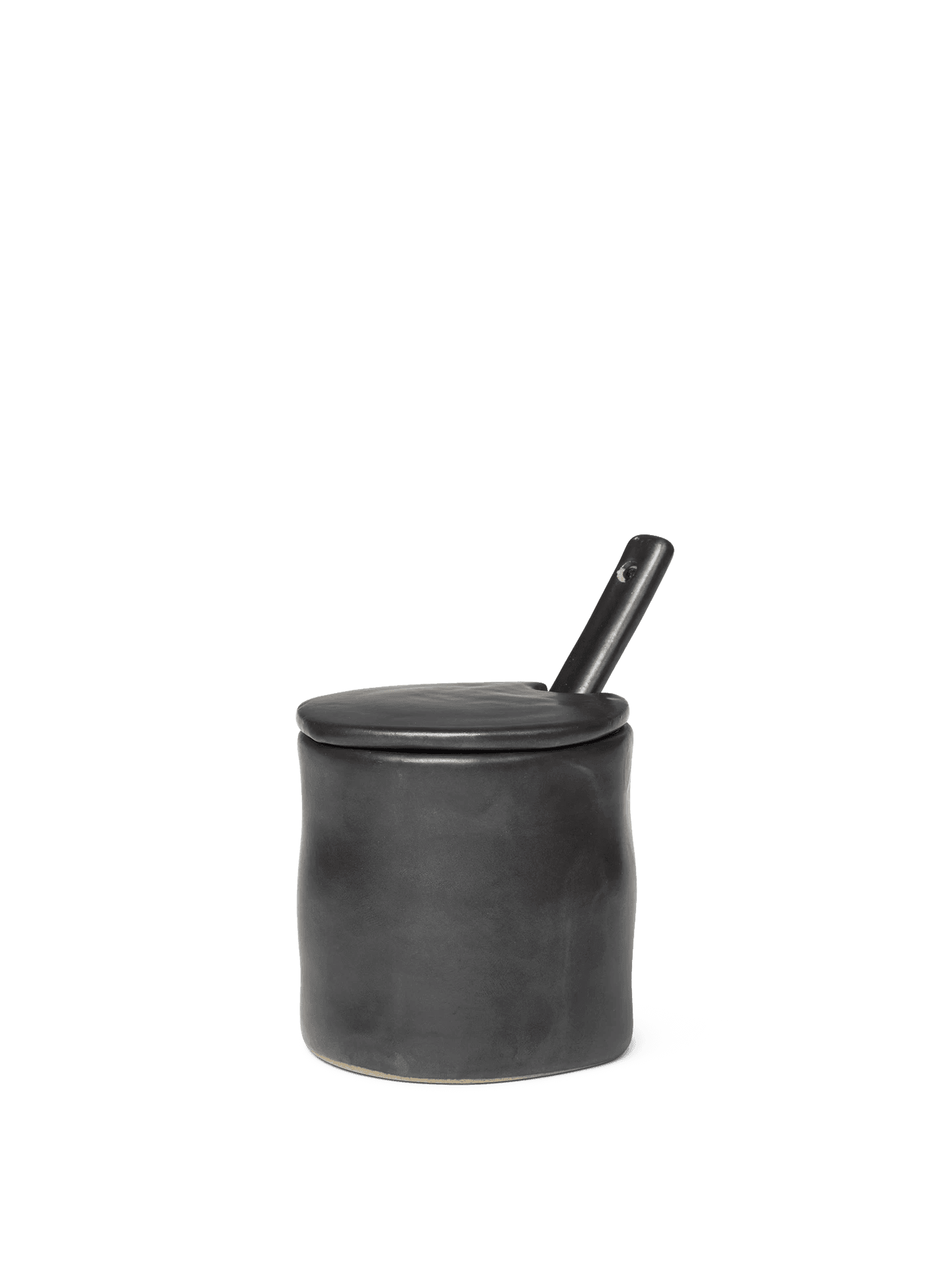 Flow Jar with spoon - Black