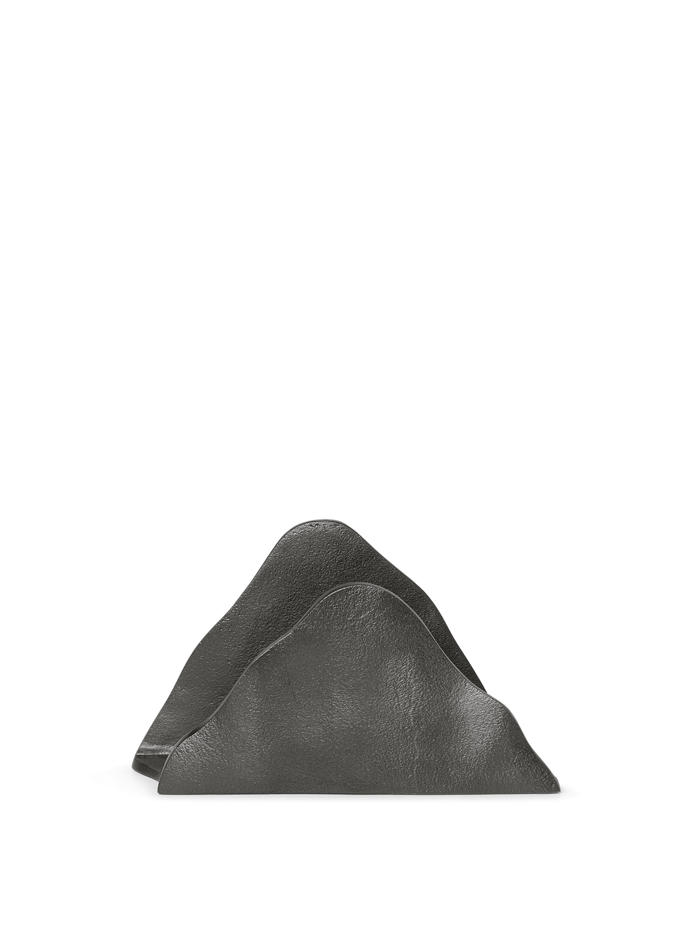 Yama Holder - Blackened Aluminium napkin / letter / desk