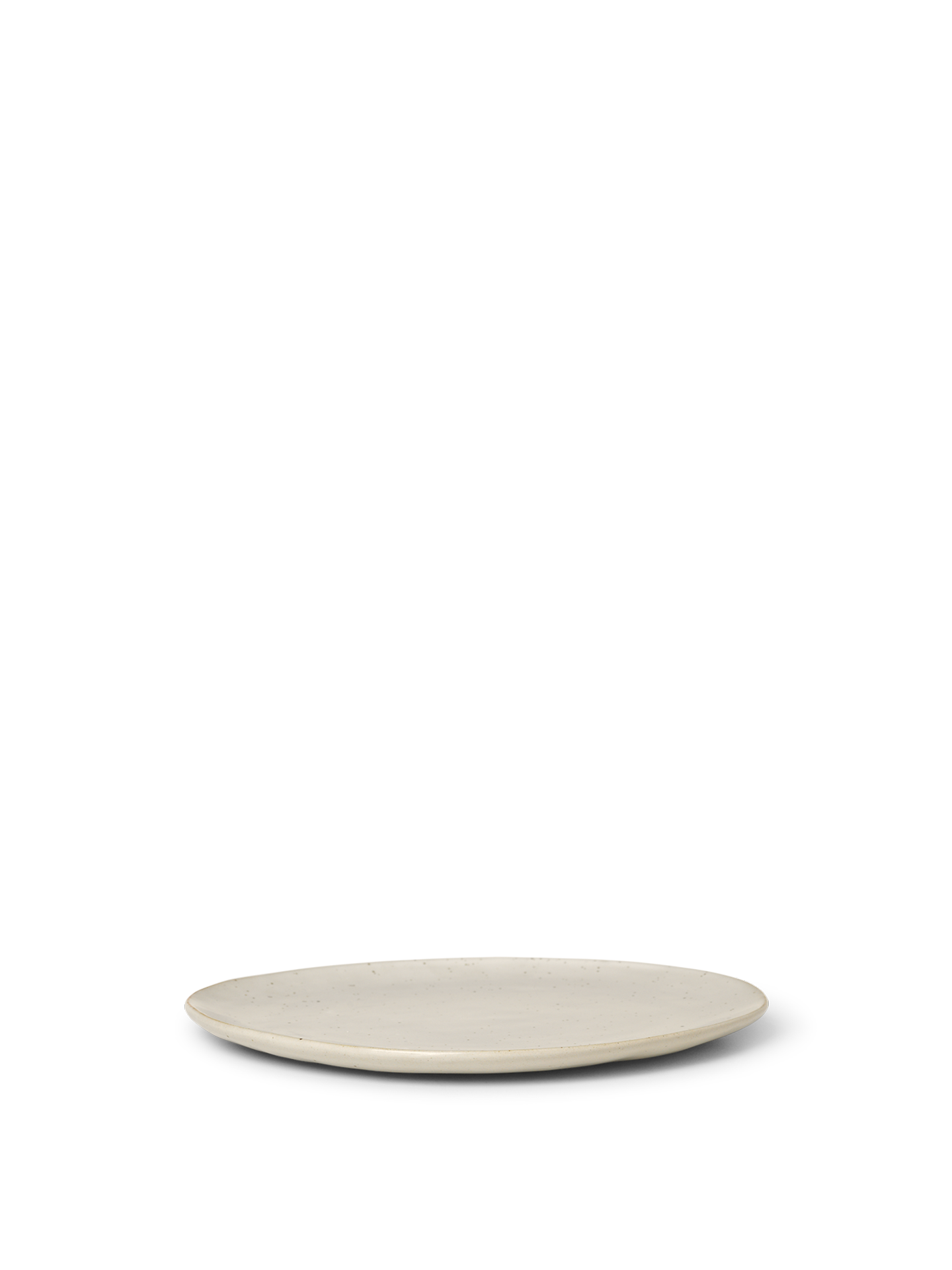 Flow Plate - Medium - Off-white speckle