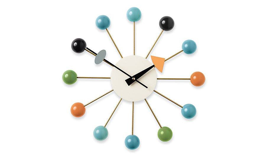Ball clock by George Nelson for Vitra (multiple versions) — Studio