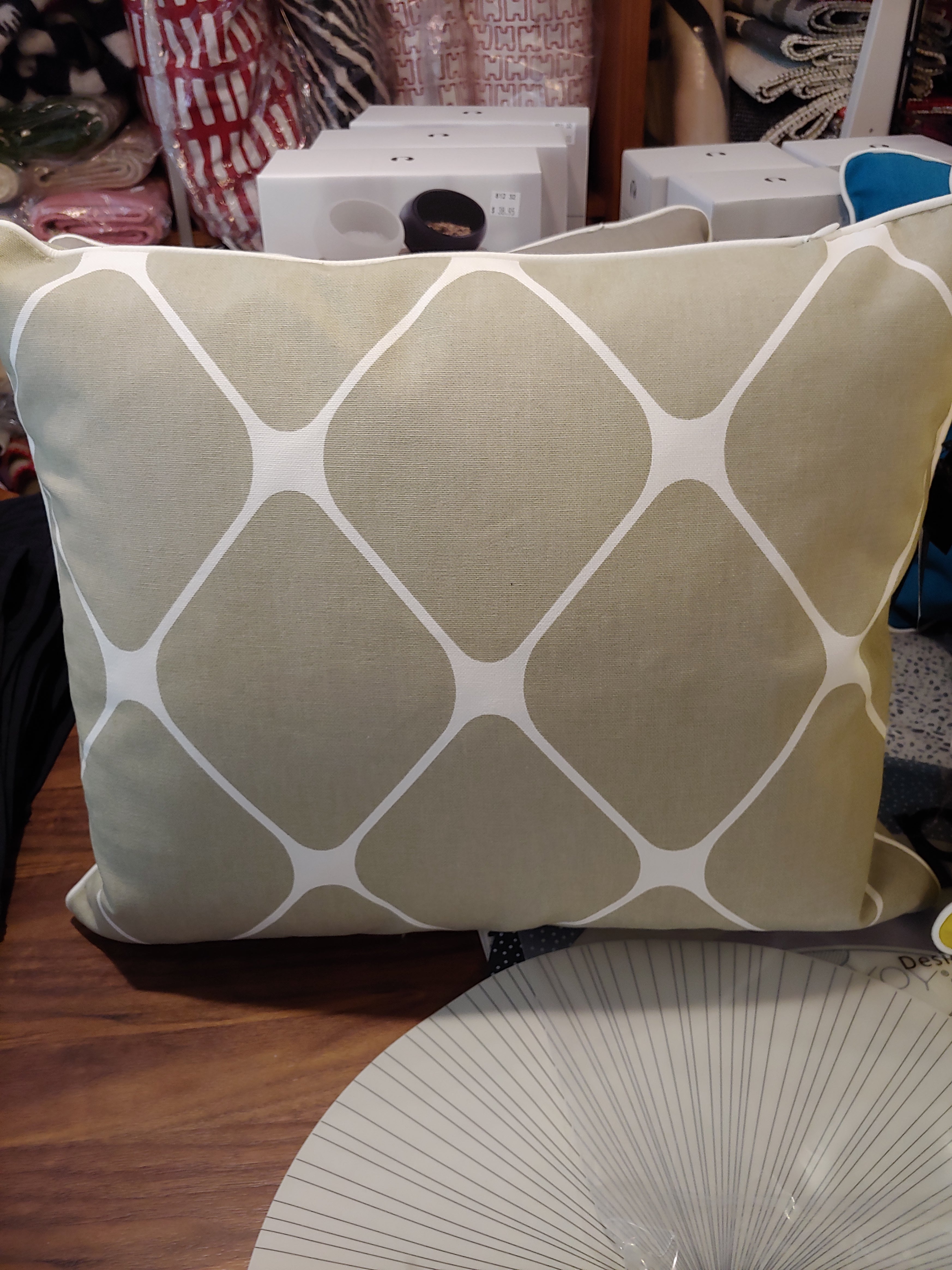 Pappelina Cushion / pillow for indoor and outdoor use Rex Seagrass