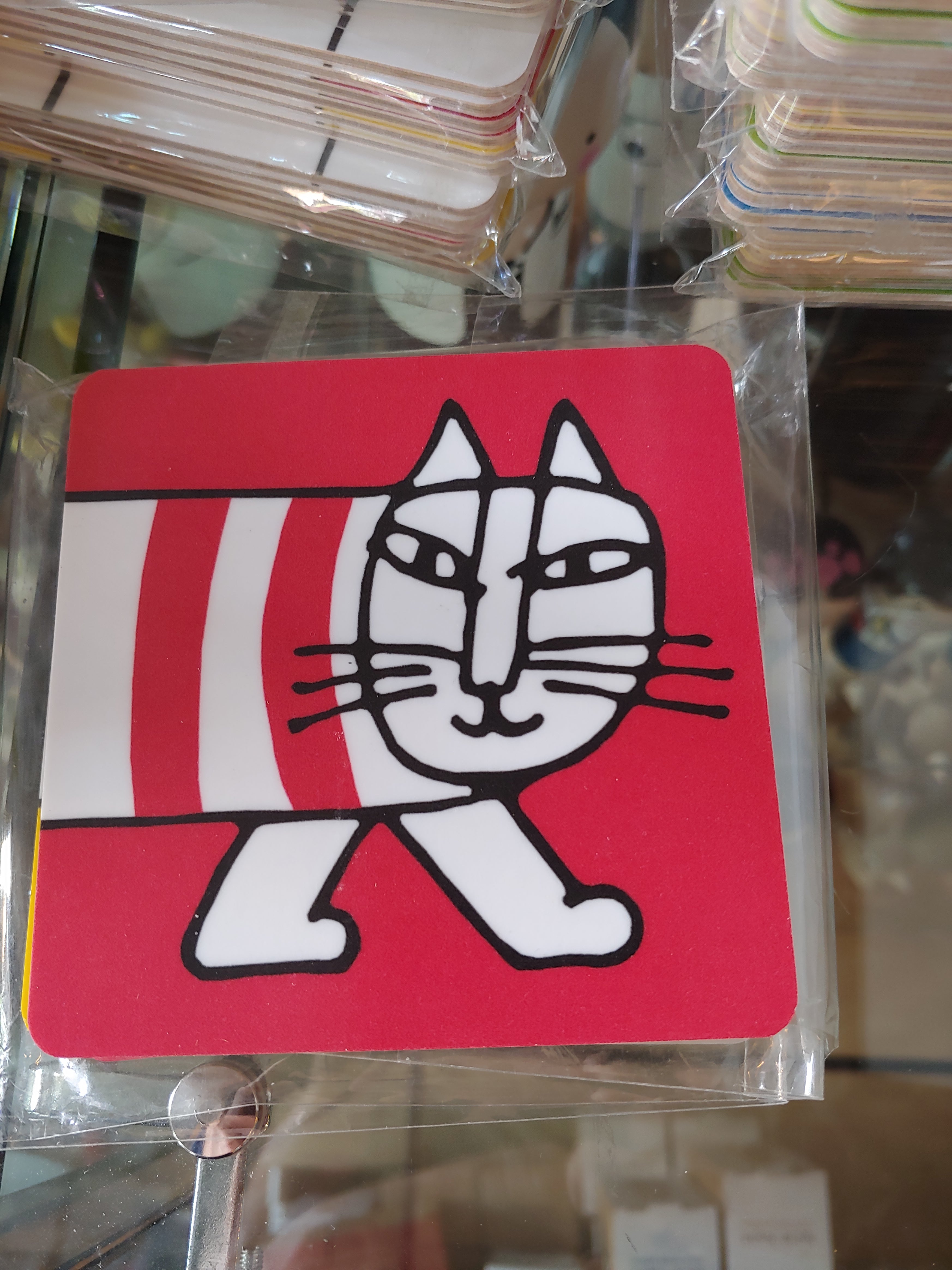 Coasters Lisa Larson 'Mikey'  cat coasters