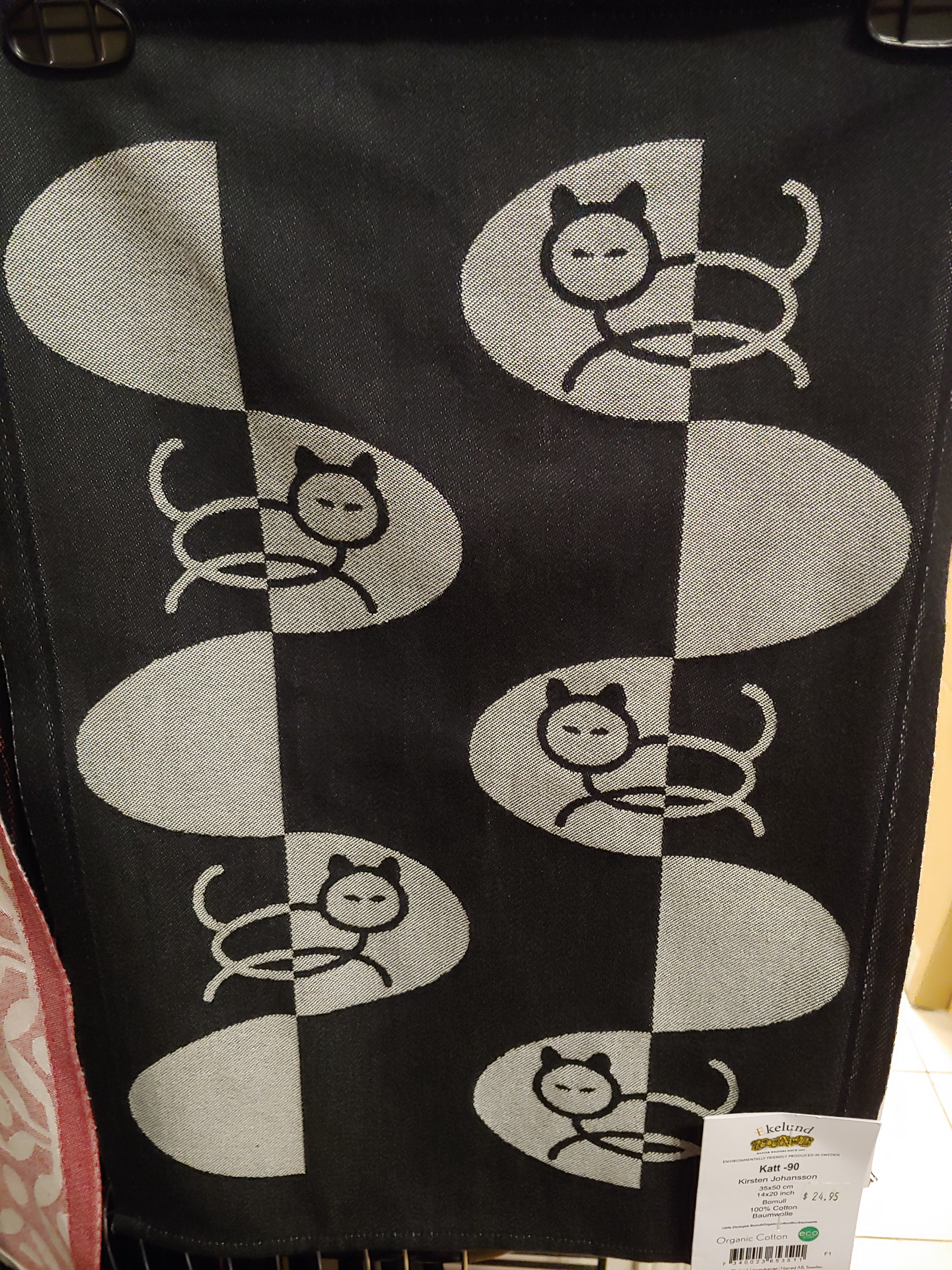 SALE Tea towel 35x50 cm Cat Katt-90