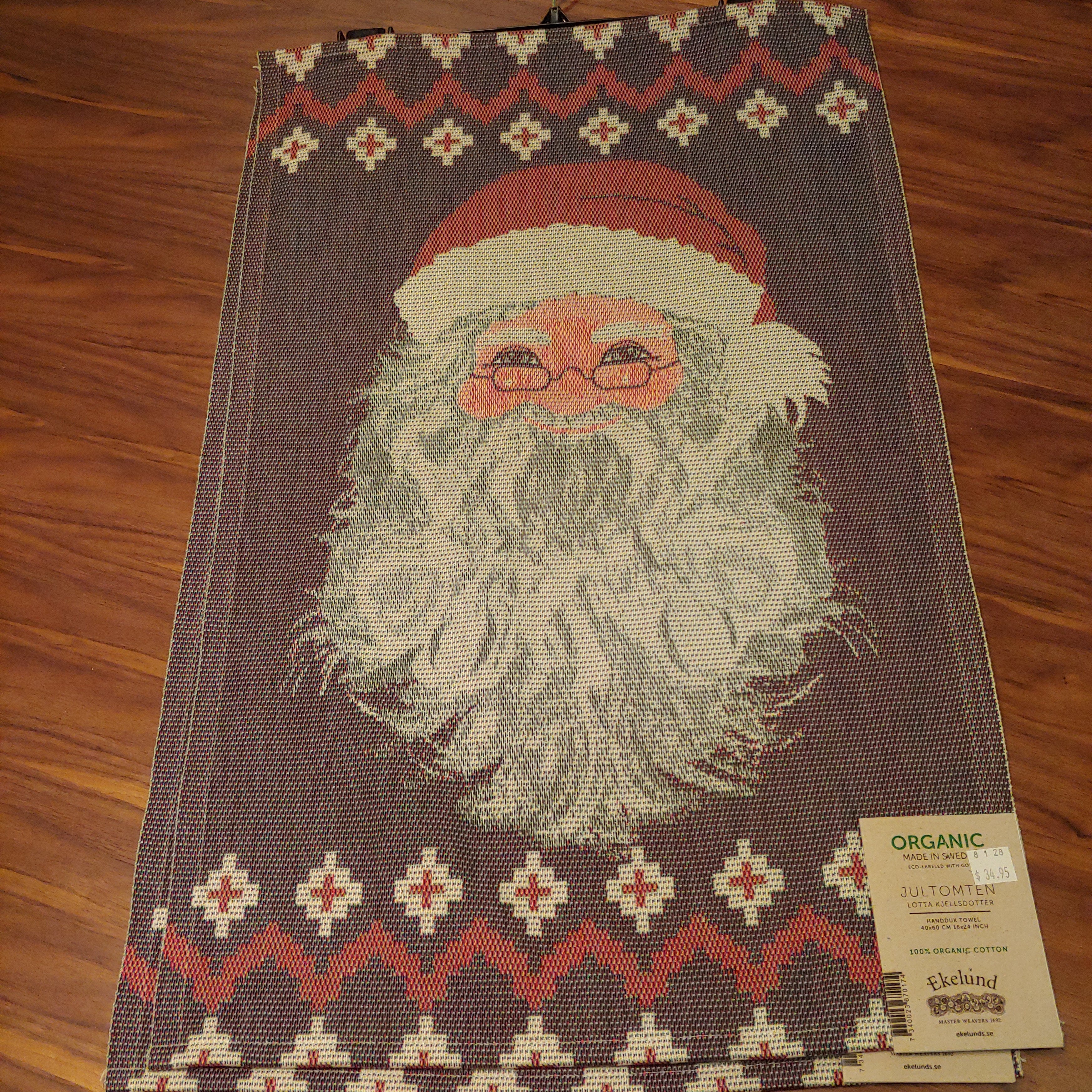 Tea towel 40x60 cm Christmas Santa Jutomten