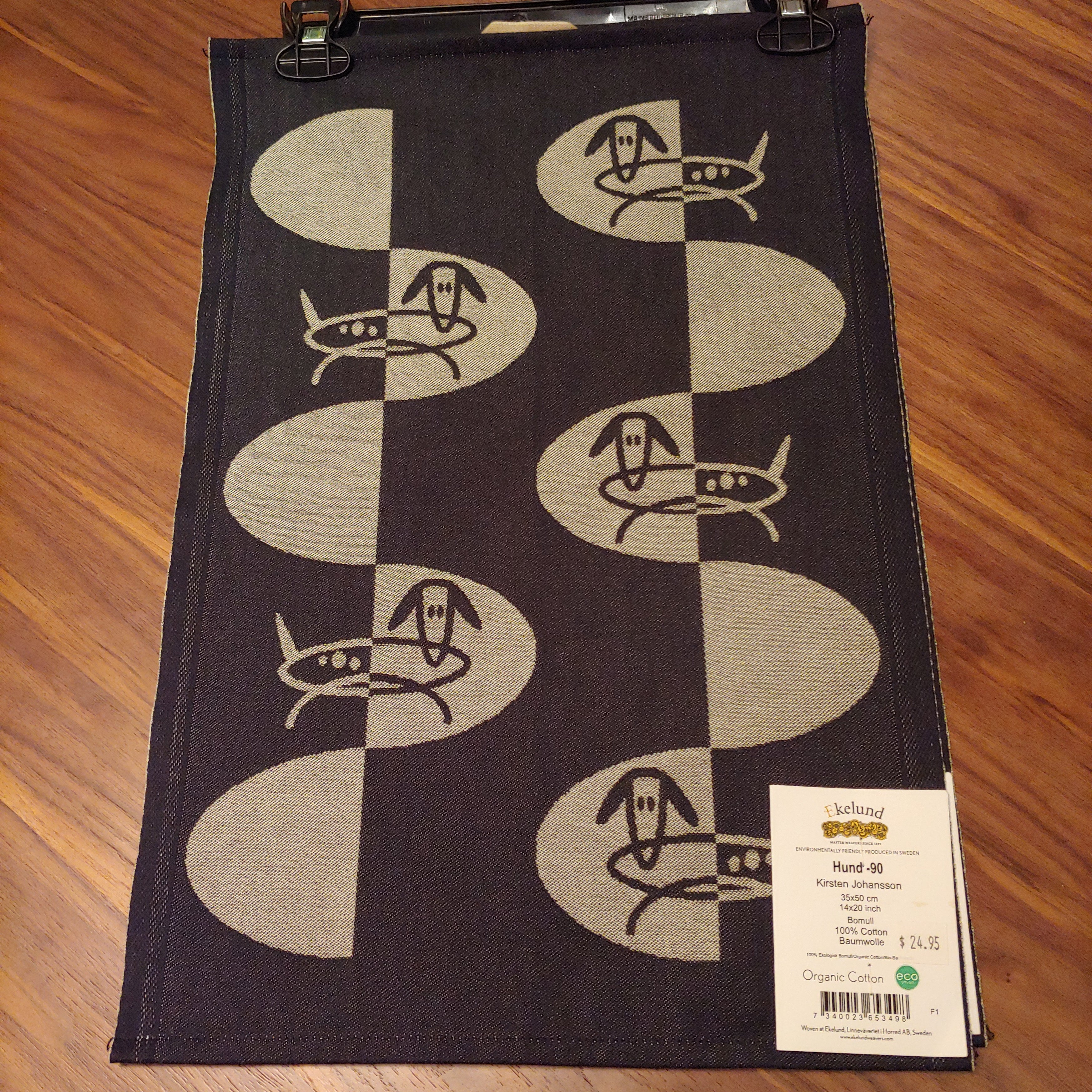 SALE Tea towel 35x50 cm dogs Hund-90