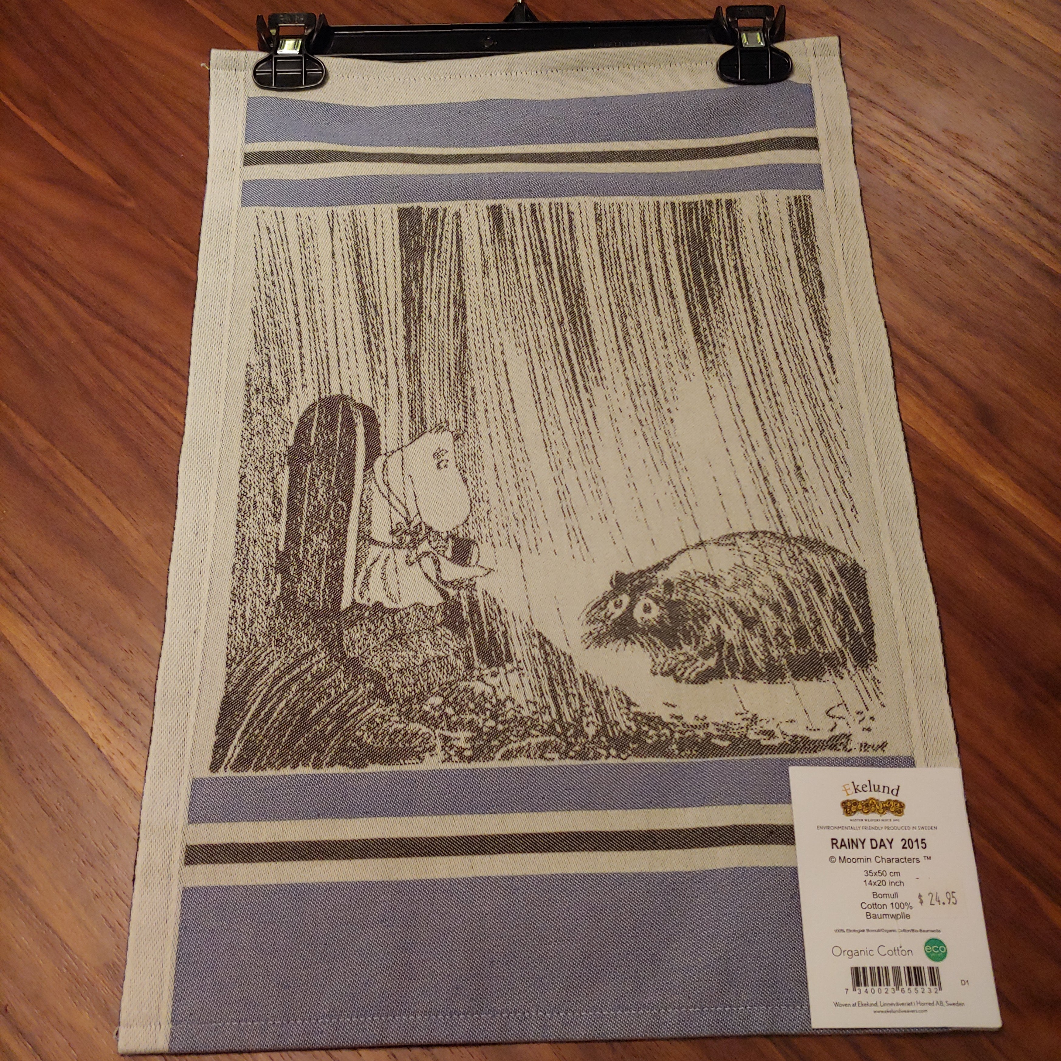 Moomin Tea towel 35X50 cm Moomin Rainy Day 2015