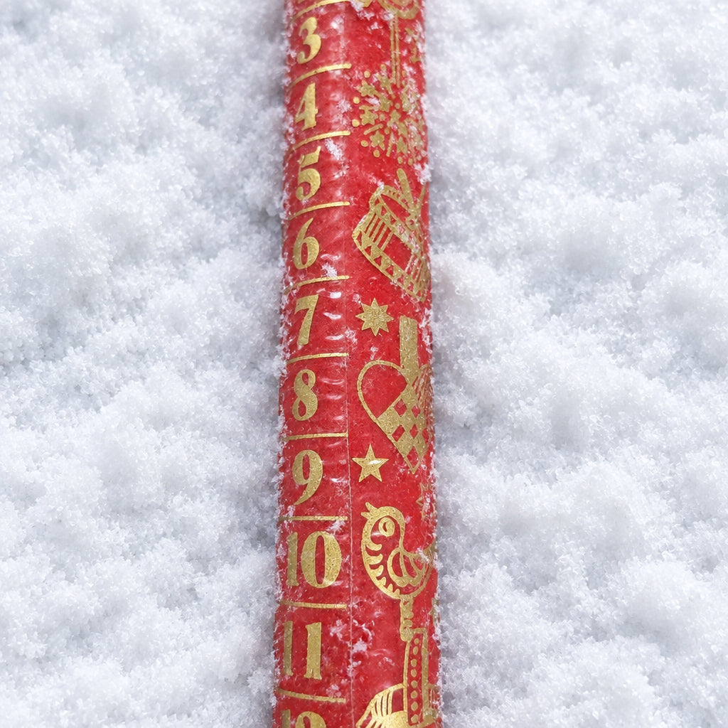 Standard Advent Christmas candle (multiple designs)