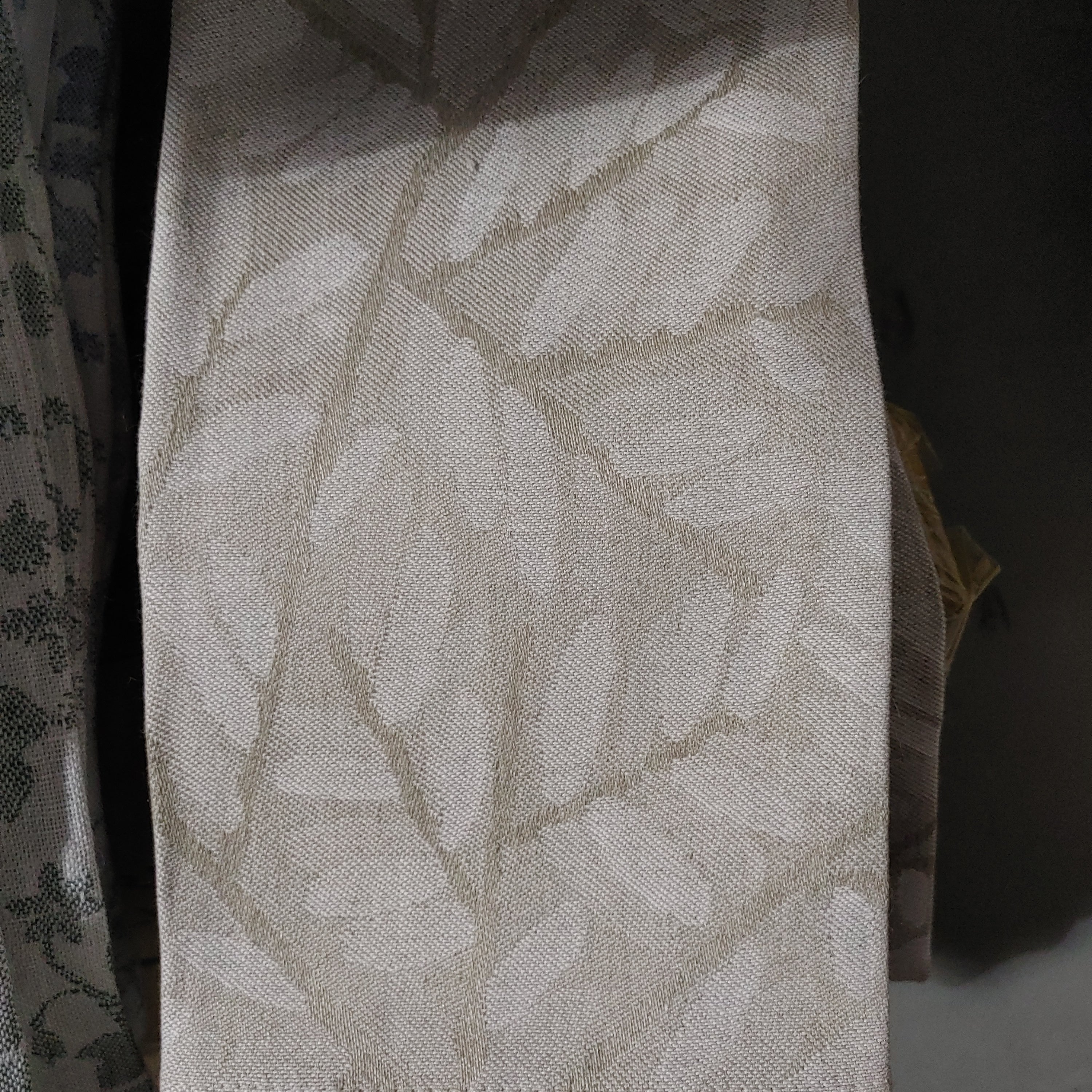 VERSO towel 46x70cm 61/linen-white linen-cotton *