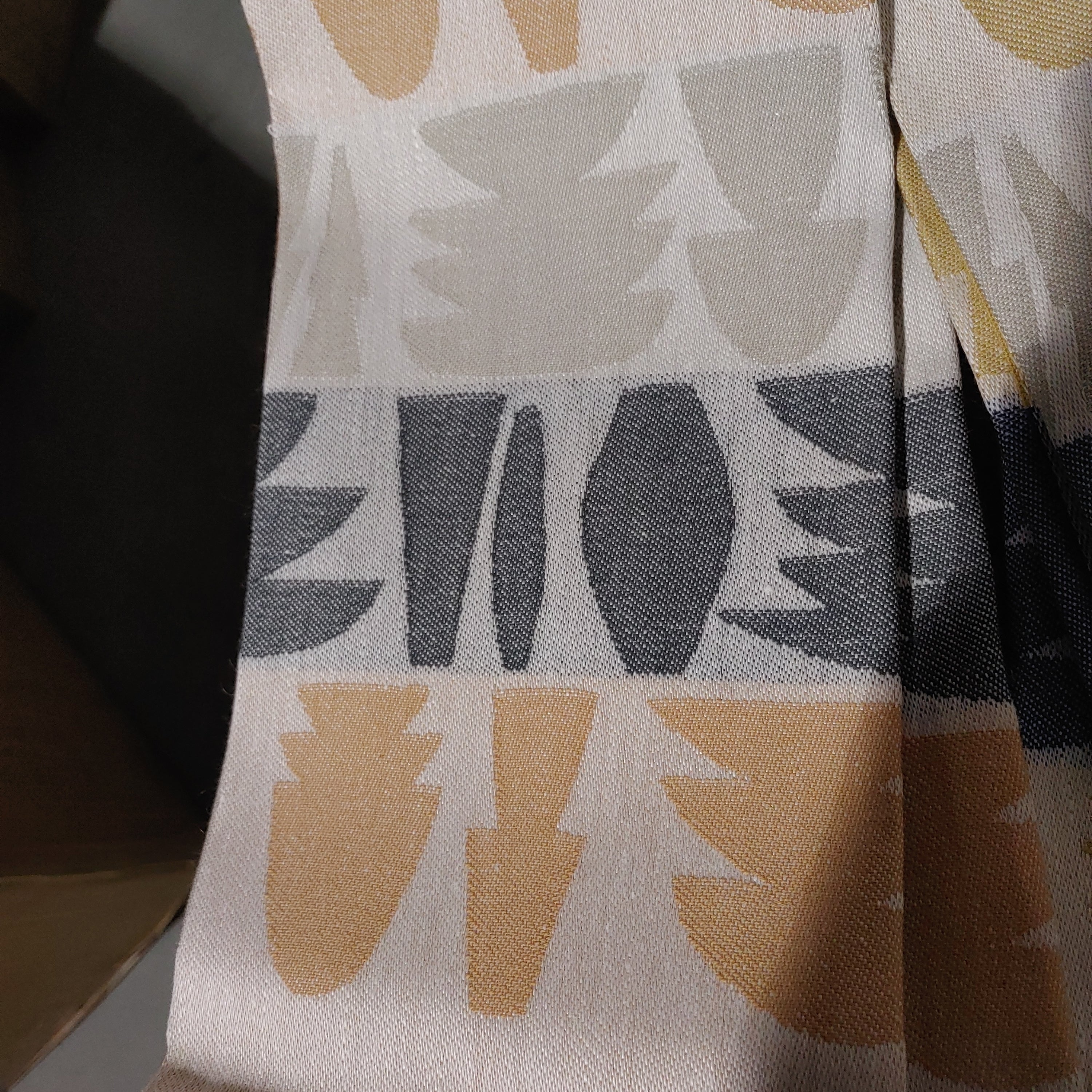 KIPOT towel 46x70cm 9/cinnamon-grey-linen linen-cotton