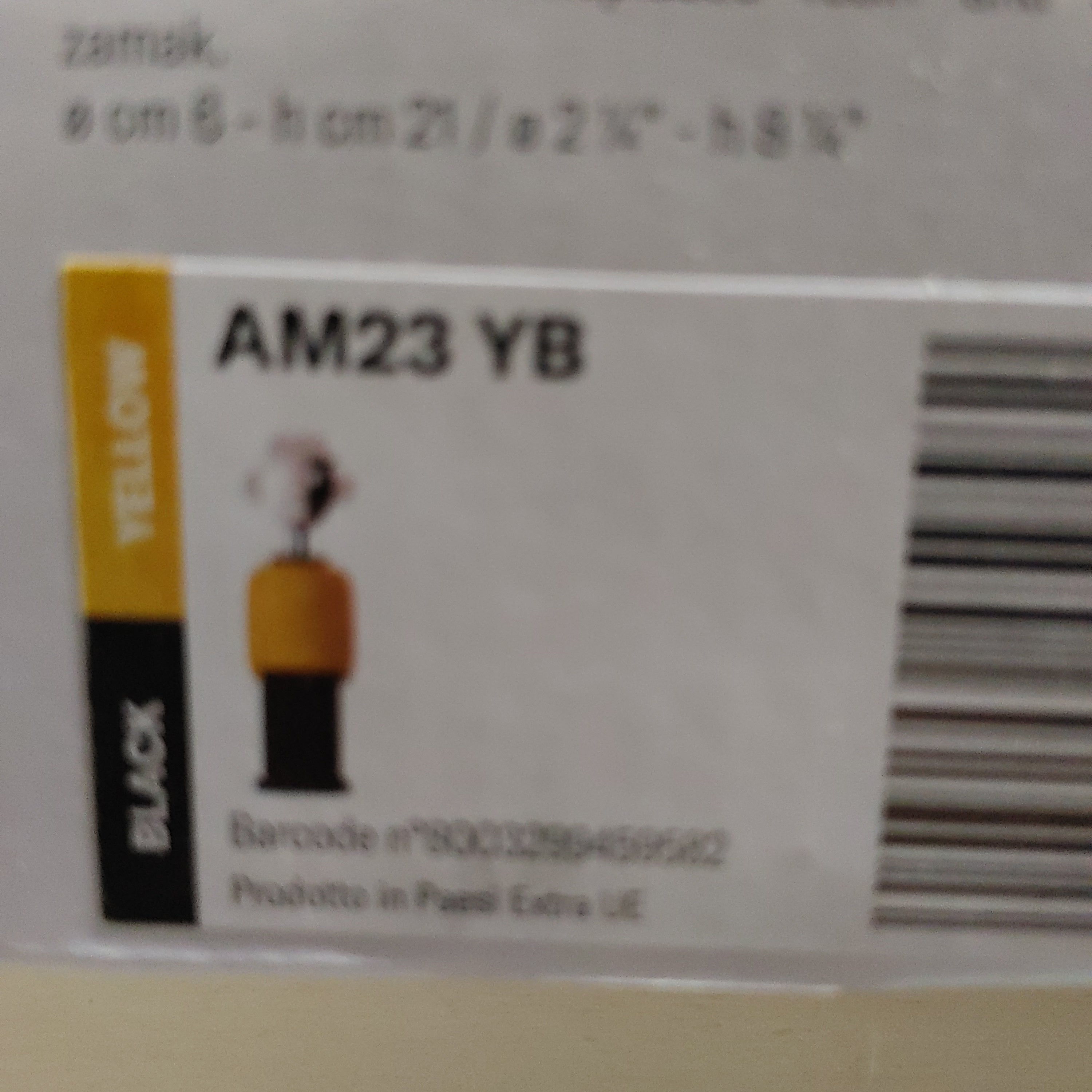 AM23 YB Alessandro M. - Galla Placidia corkscrew yellow and black