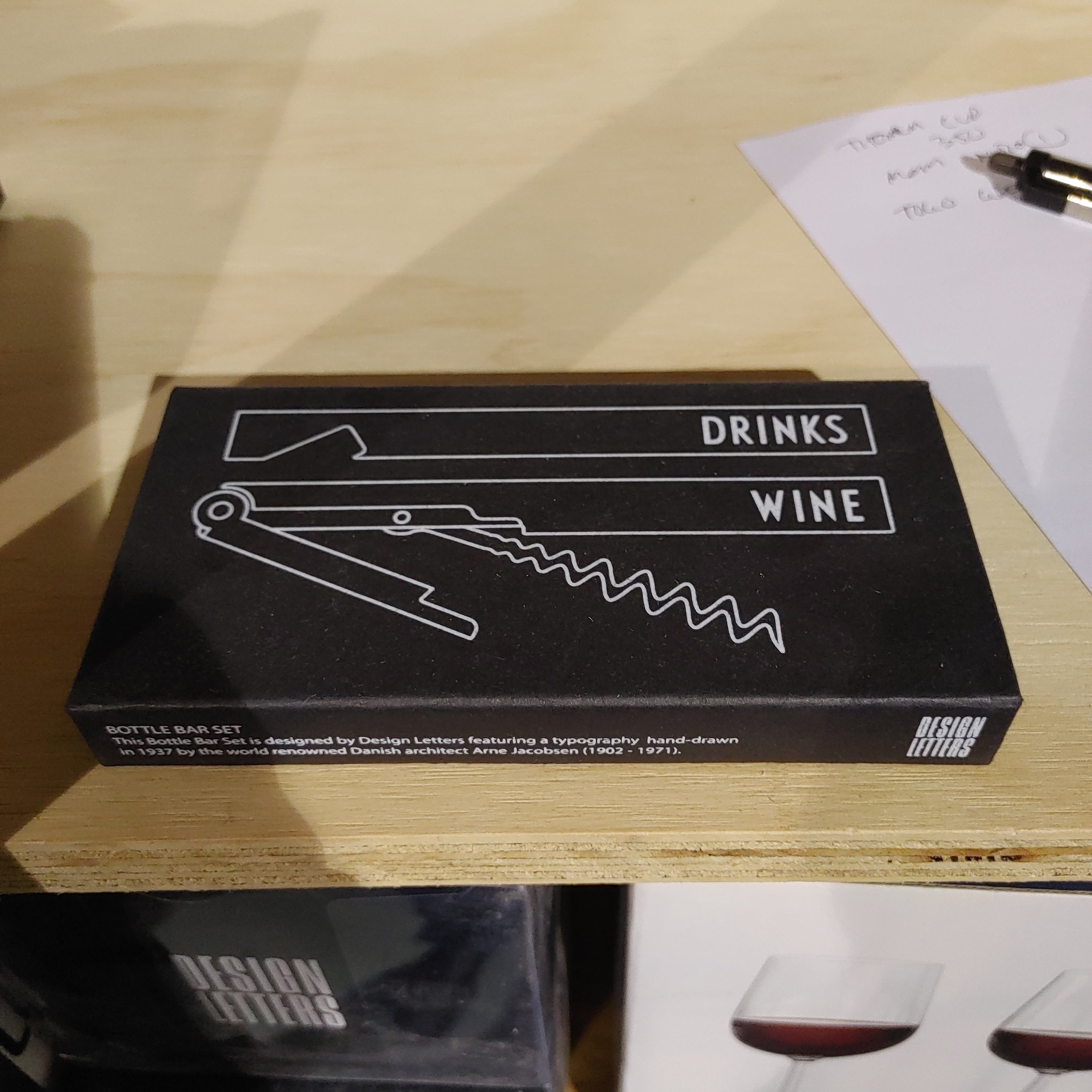 Bar set Bottle opener and corkscrew set
