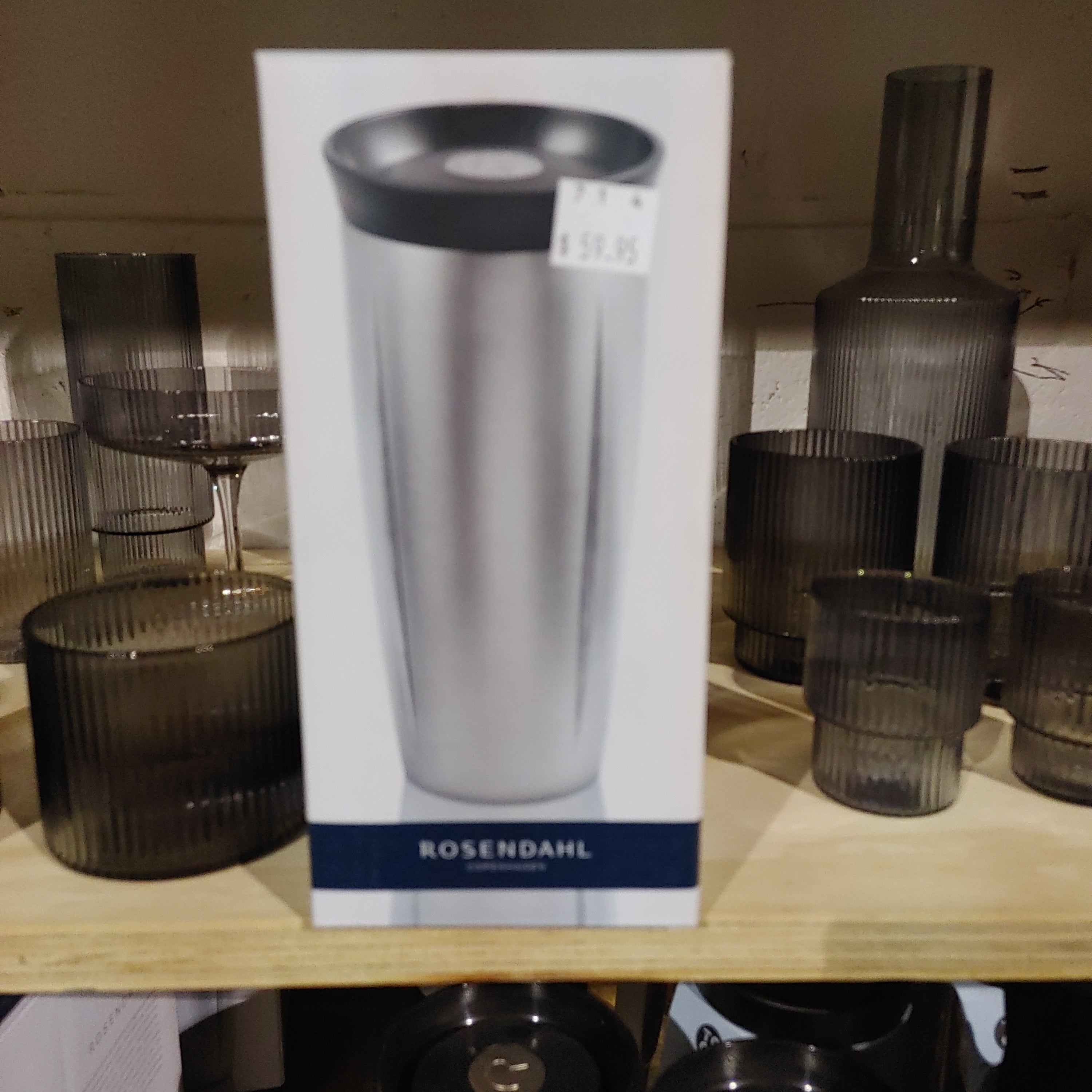 Travel mug Thermo cup coffee stainless steel black