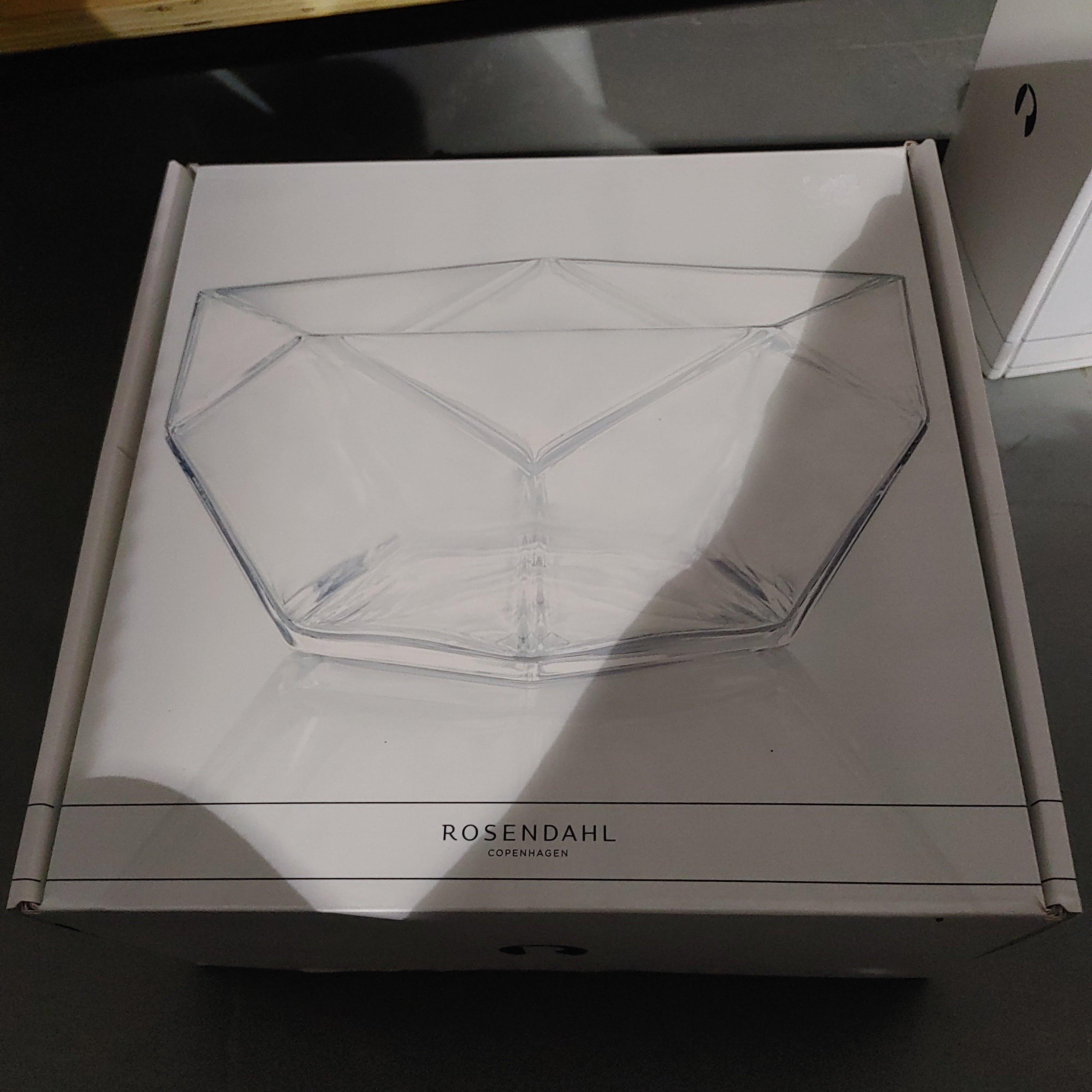 Penta glass bowl large 26cm *