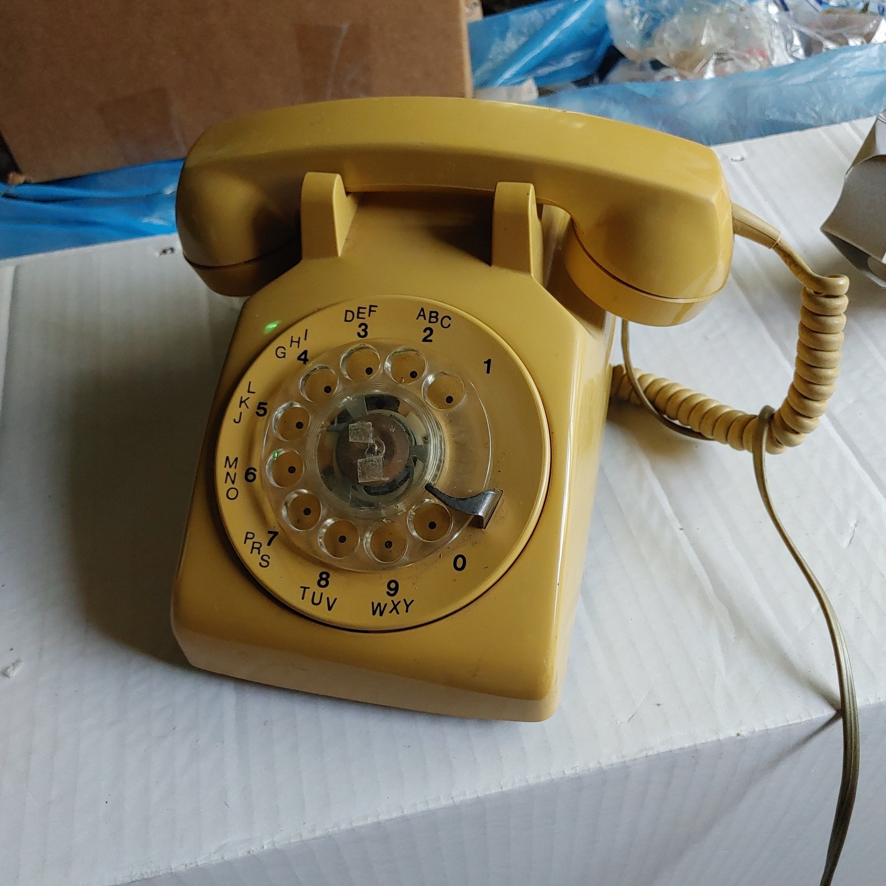 Rental only Rotary telephone multiple colours