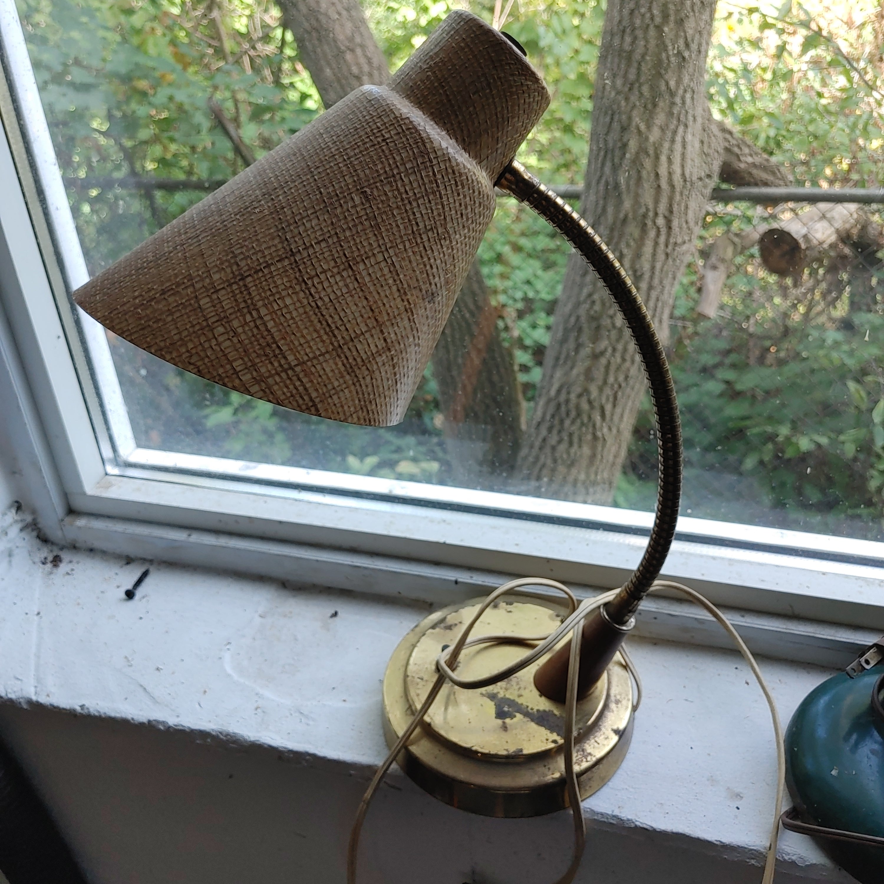 Rental only vintage table lamp