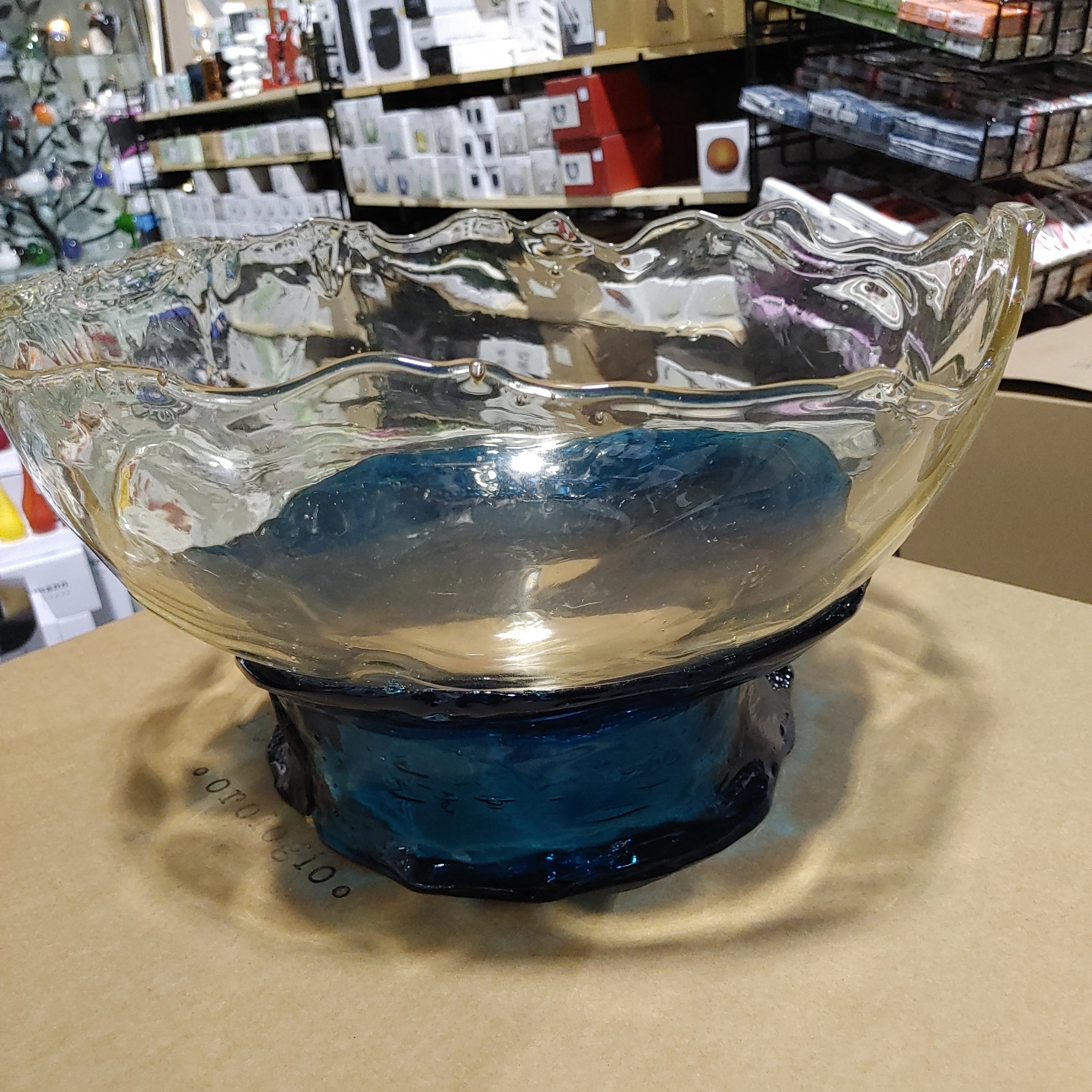 Gaetano Pesce fish vase Large BIG COLLINA BASKET Clear, Emerald Green