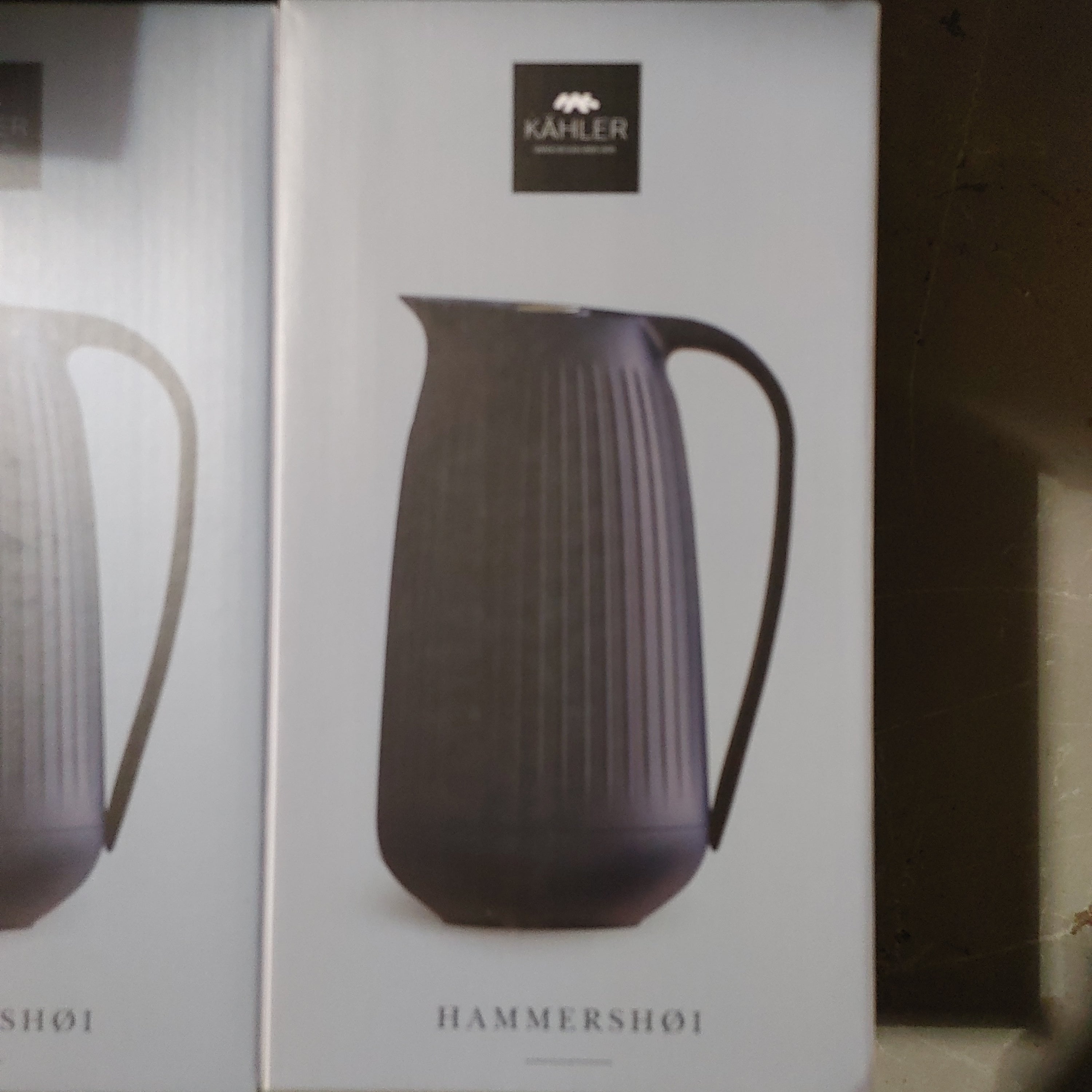 Hammershøi Thermos jug 1.0 l indigo H: 9.3" Ø: 4.9" 33.8 oz