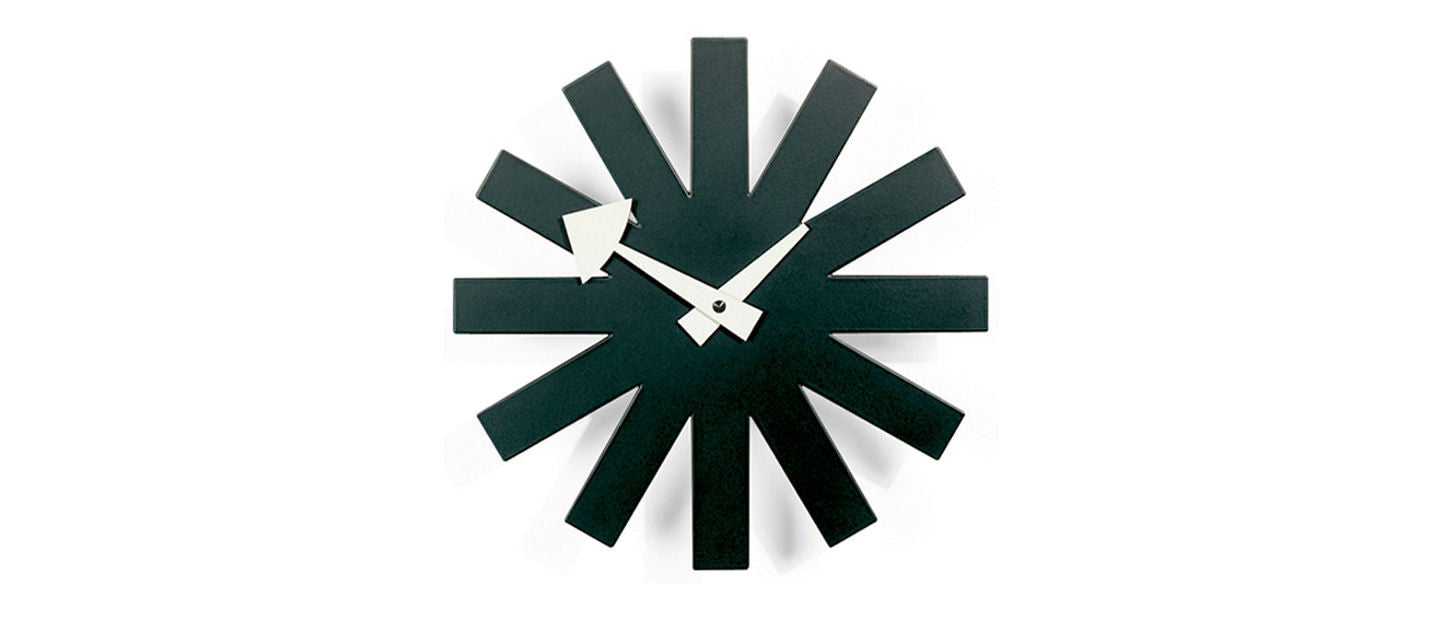 Asterisk clock by George Nelson for Vitra