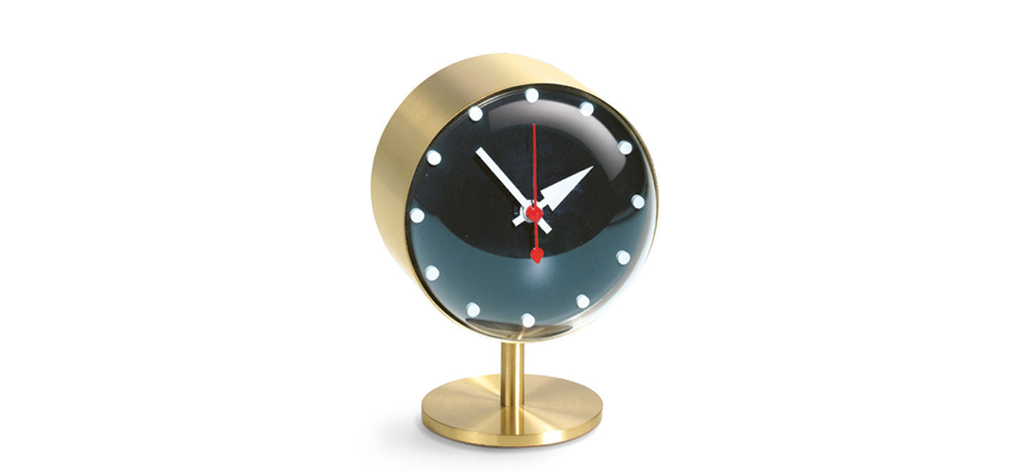 Night desk clock by George Nelson for Vitra