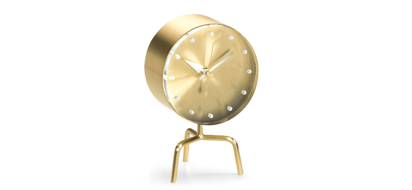 Tripod desk clock George Nelson by Vitra