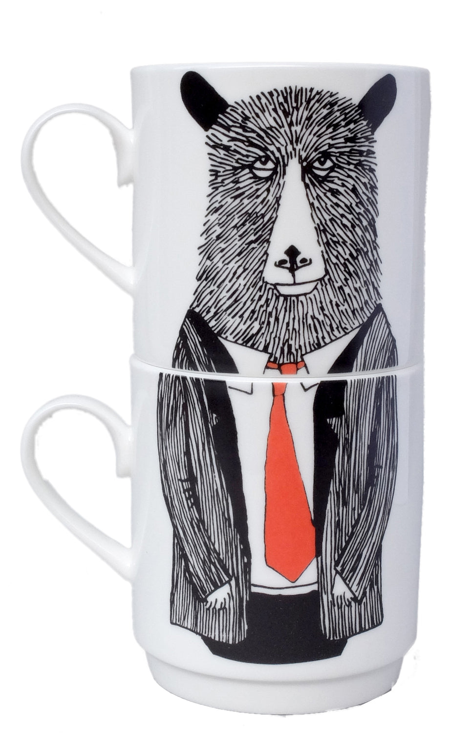 Two Coffee Cup Set Mr. Bear