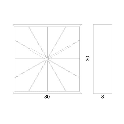 Prospettivo clock White