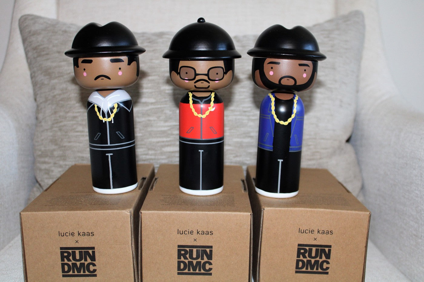 Kokeshi Doll by Sketch.Inc for Lucie Kaas Run-D.M.C, Jason 'Jam-Master Jay' Mizel H15,5 cm