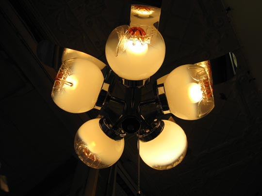 Vintage 1960 Mazzega chandelier from Italy.