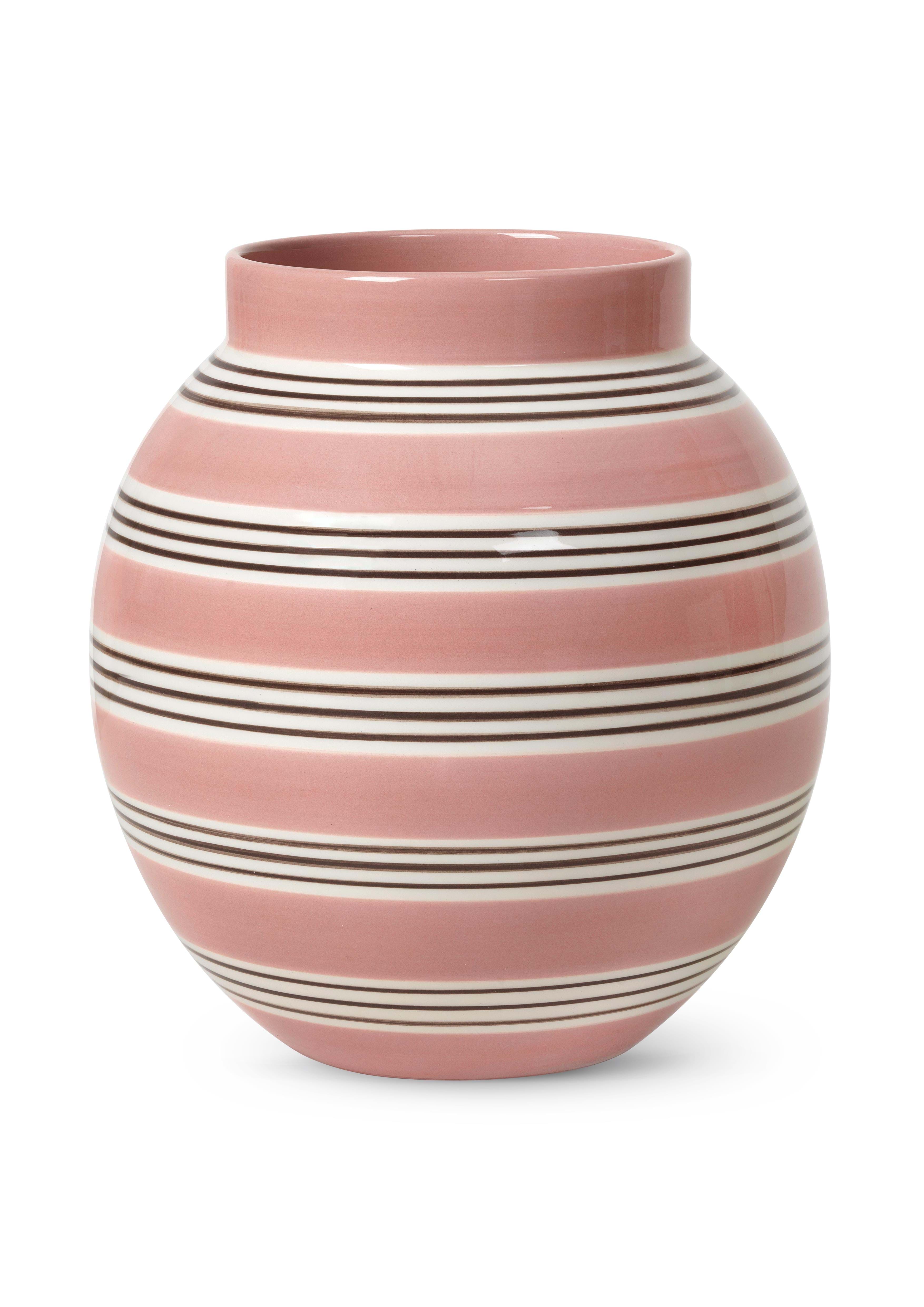 Kähler Omaggio Nuovo Vase H20,5 Dusty rose