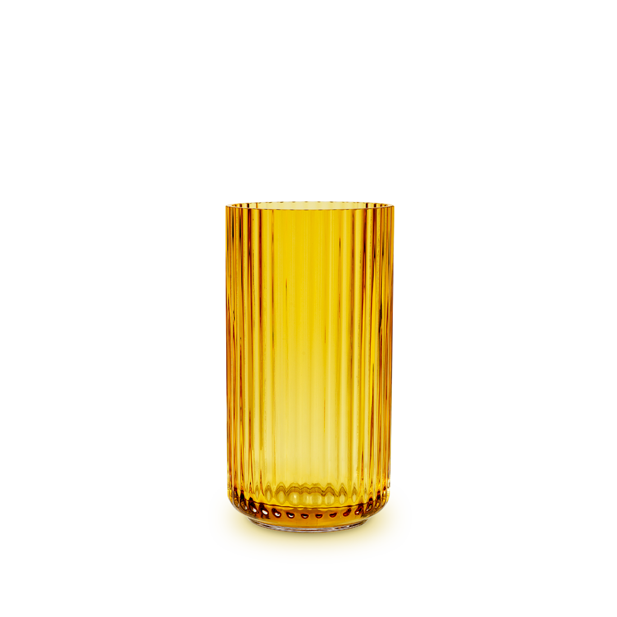 Vase H20 cm Glass Amber