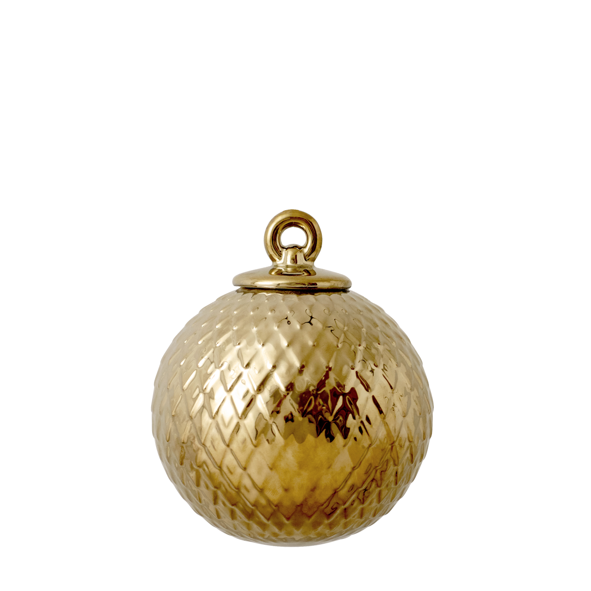 Rhombe Decoration Ball Ø7 cm Gold *
