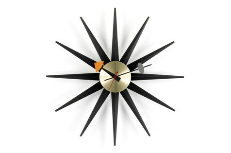 Sunburst clock by George Nelson for Vitra