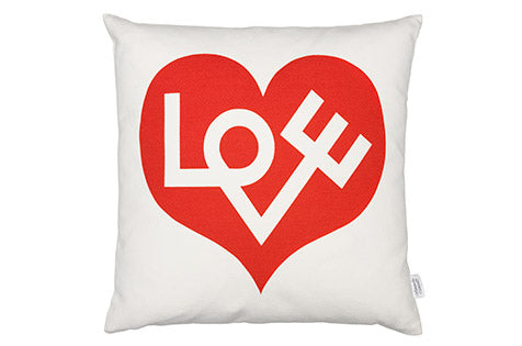 Graphic Print Pillows - Love Heart Red,   Alexander Girard