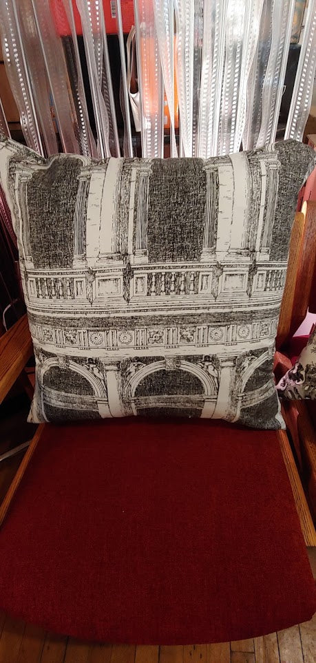 Fornasetti large pillows cover only 24"x24"