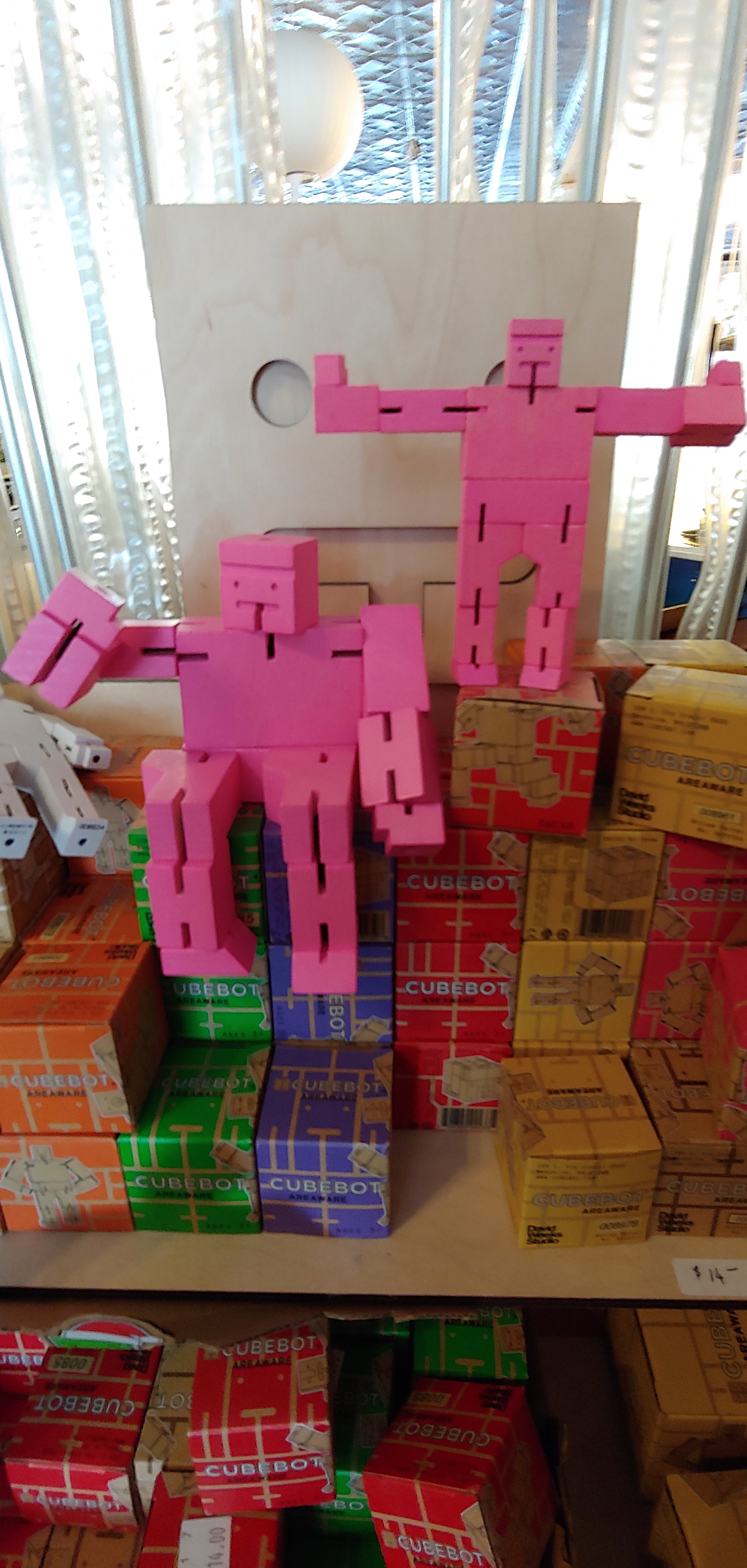 Small Cubebot Pink