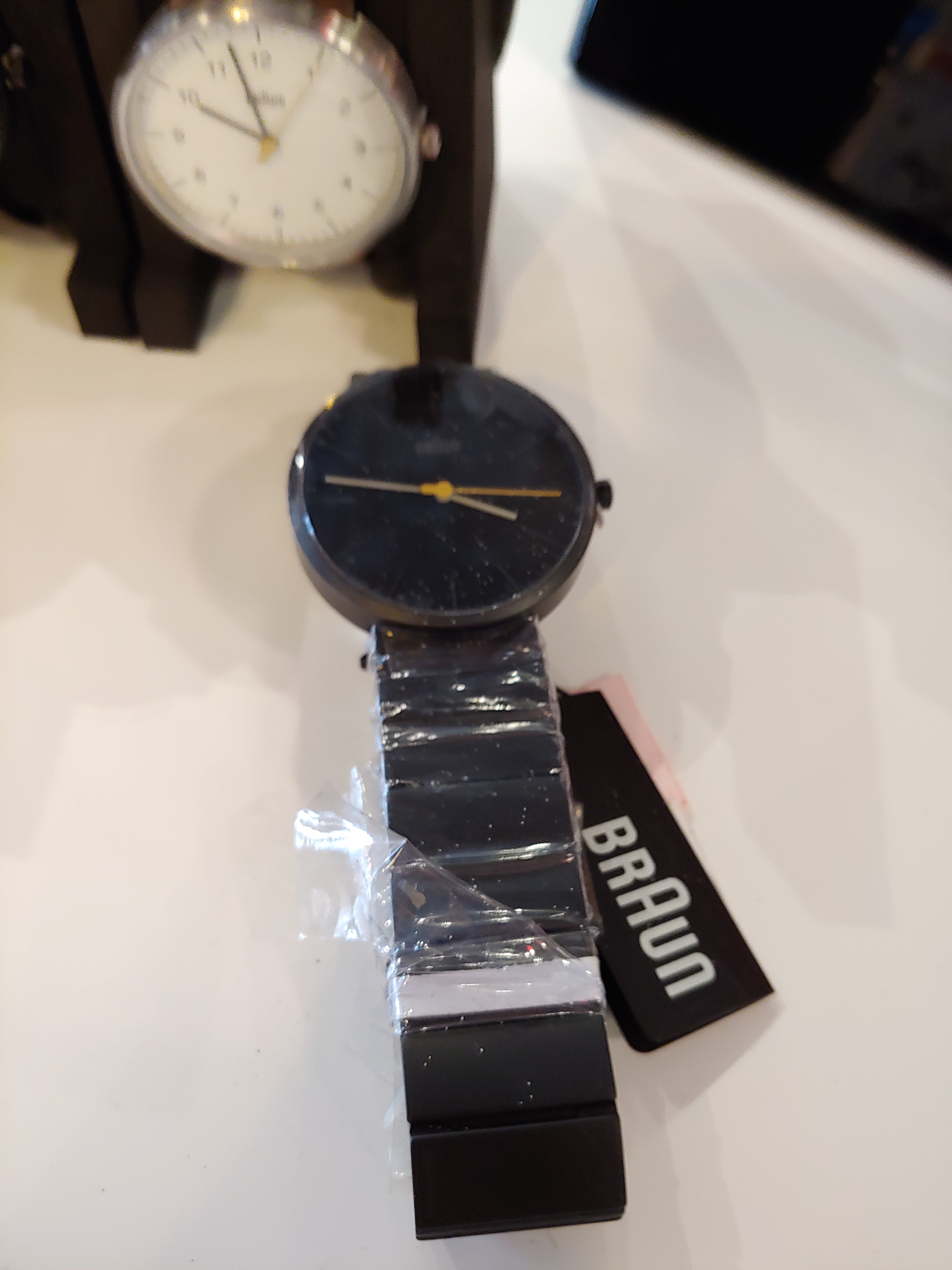 BN017BKBKG Braun Unisex wristwatch  Black - Ceramic case and strap Diameter 40 mm