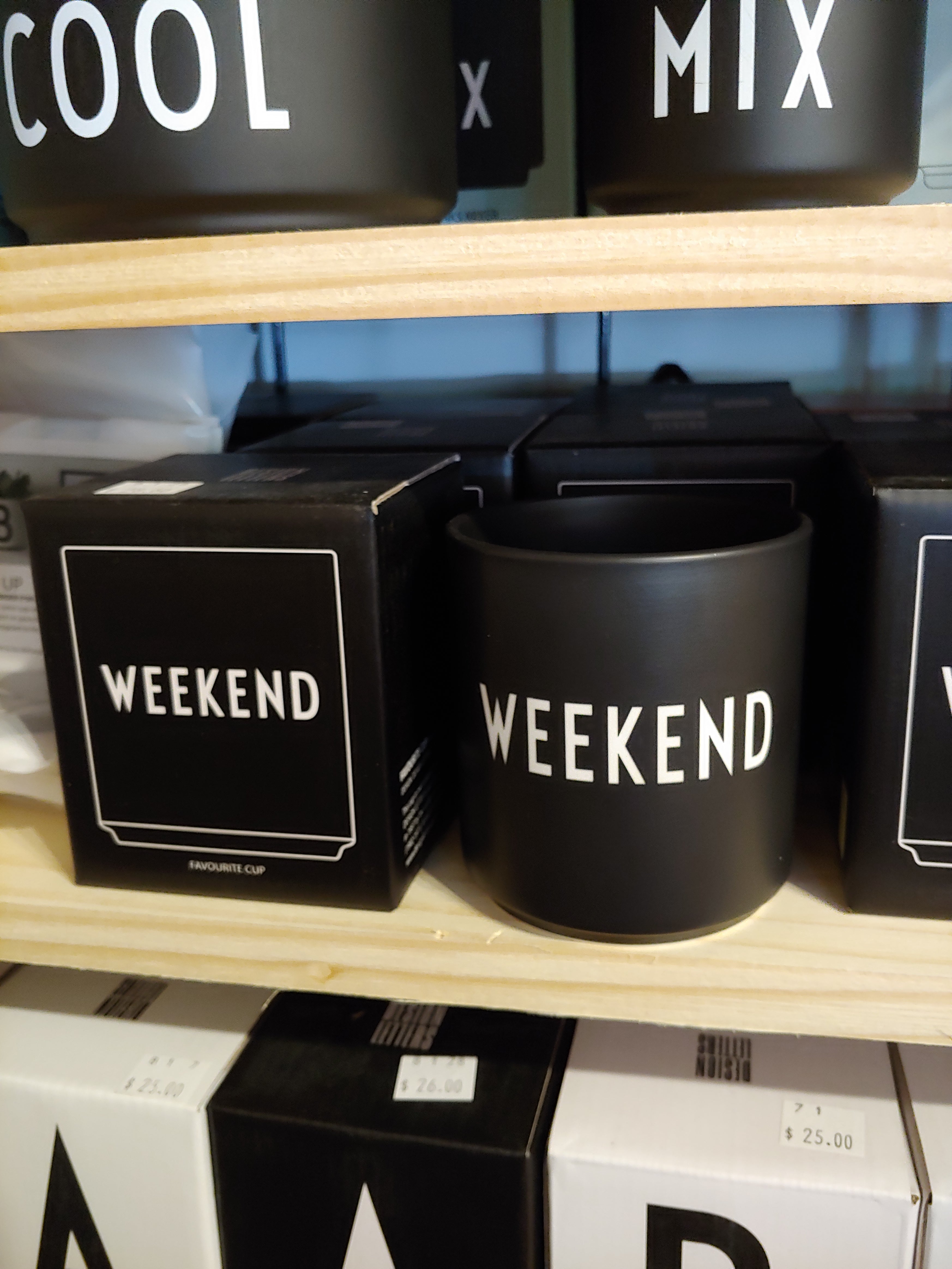 Favourite Cup WEEKEND (Black)