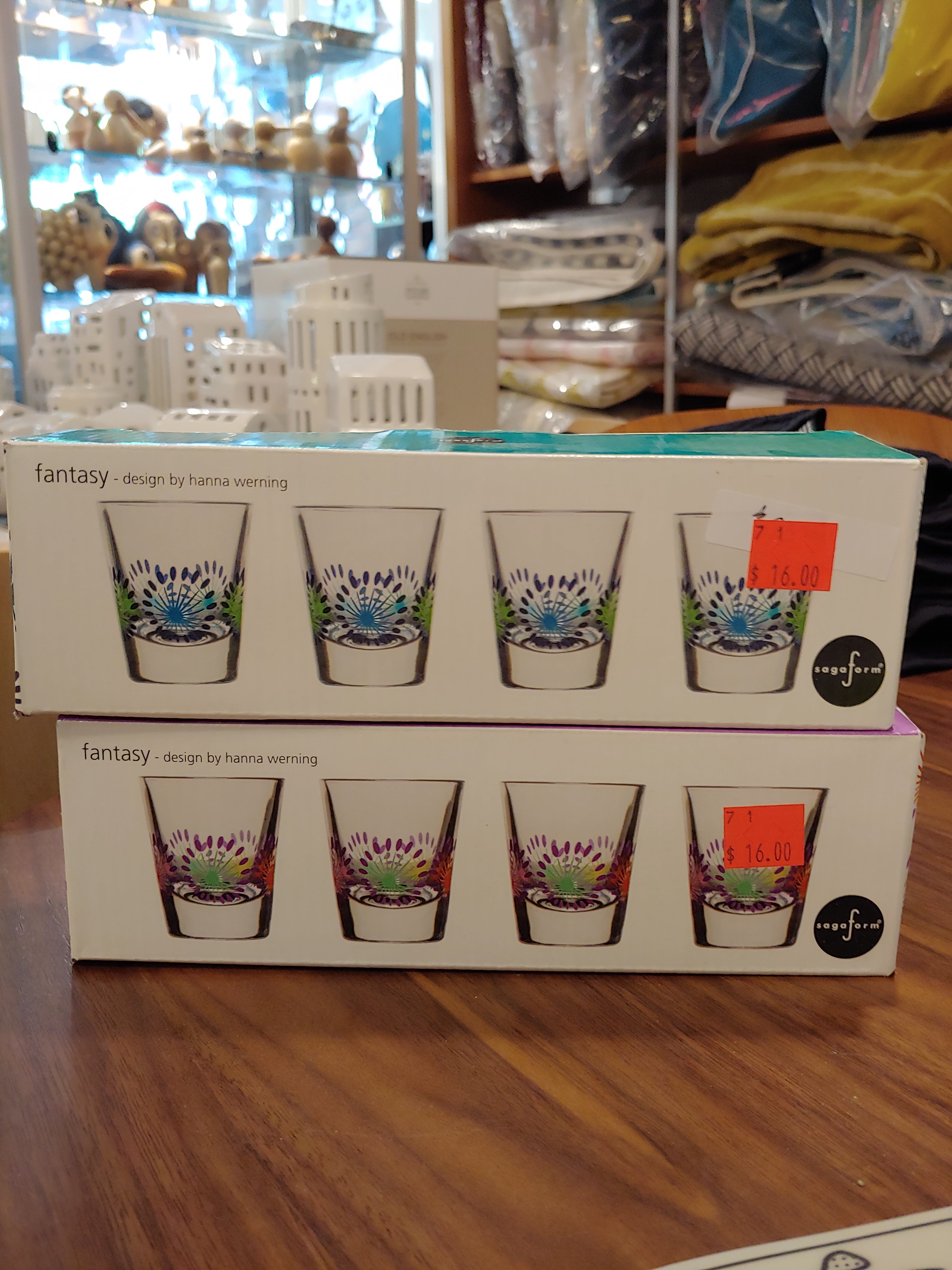 Sagaform fantasy shot glasses