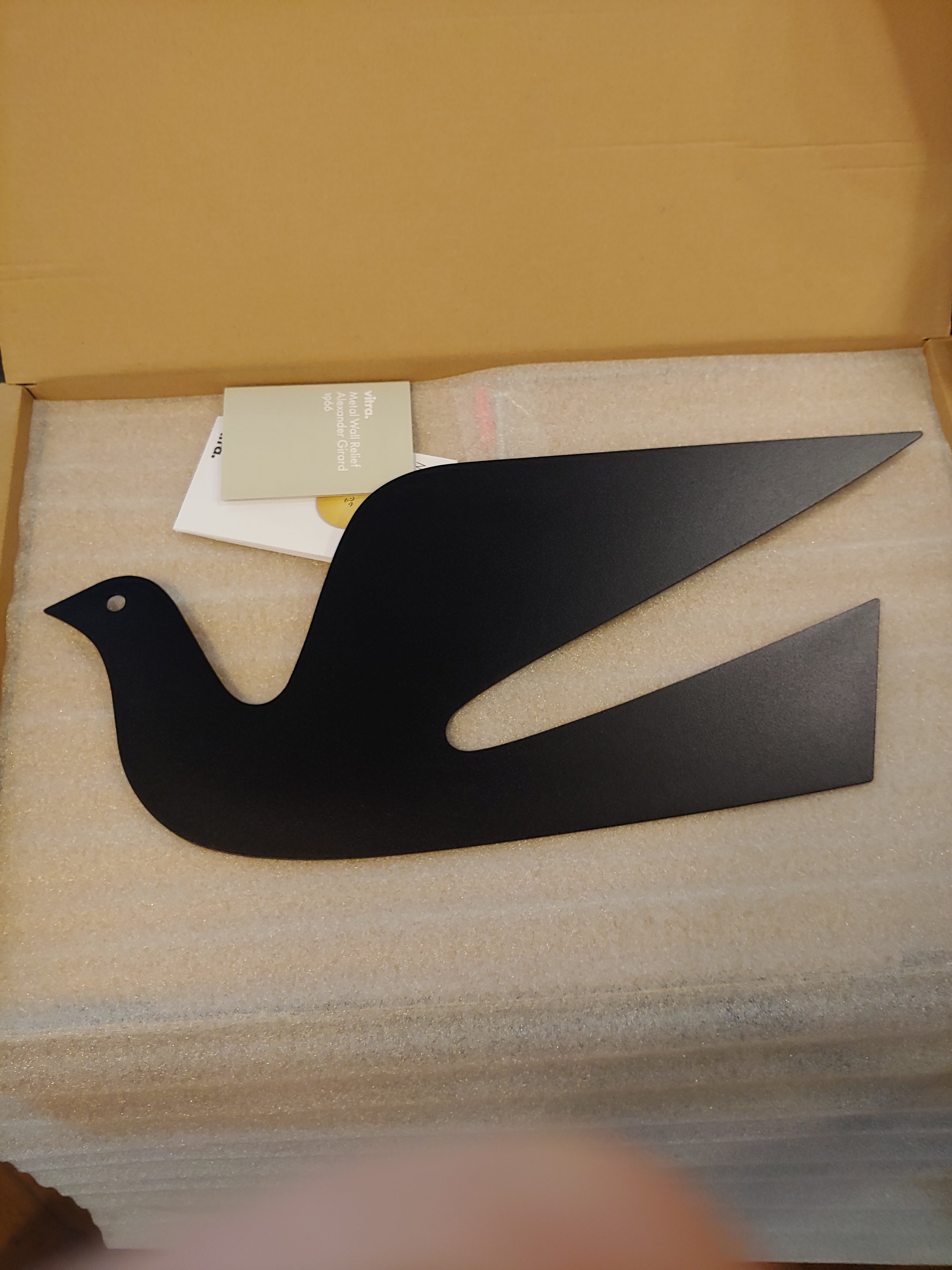 Metal Wall Relief Dove by Alexander Girard , 1952 *LAST ONE out of production