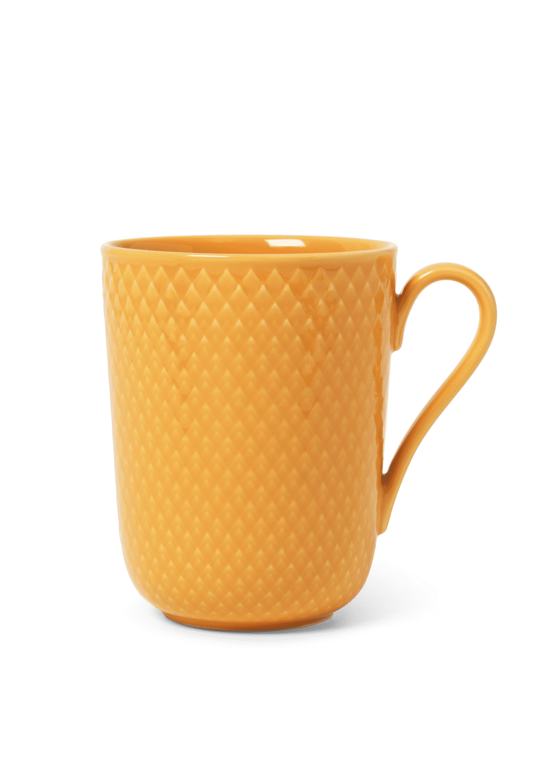 Rhombe Color Mug with handle 33cl Yellow