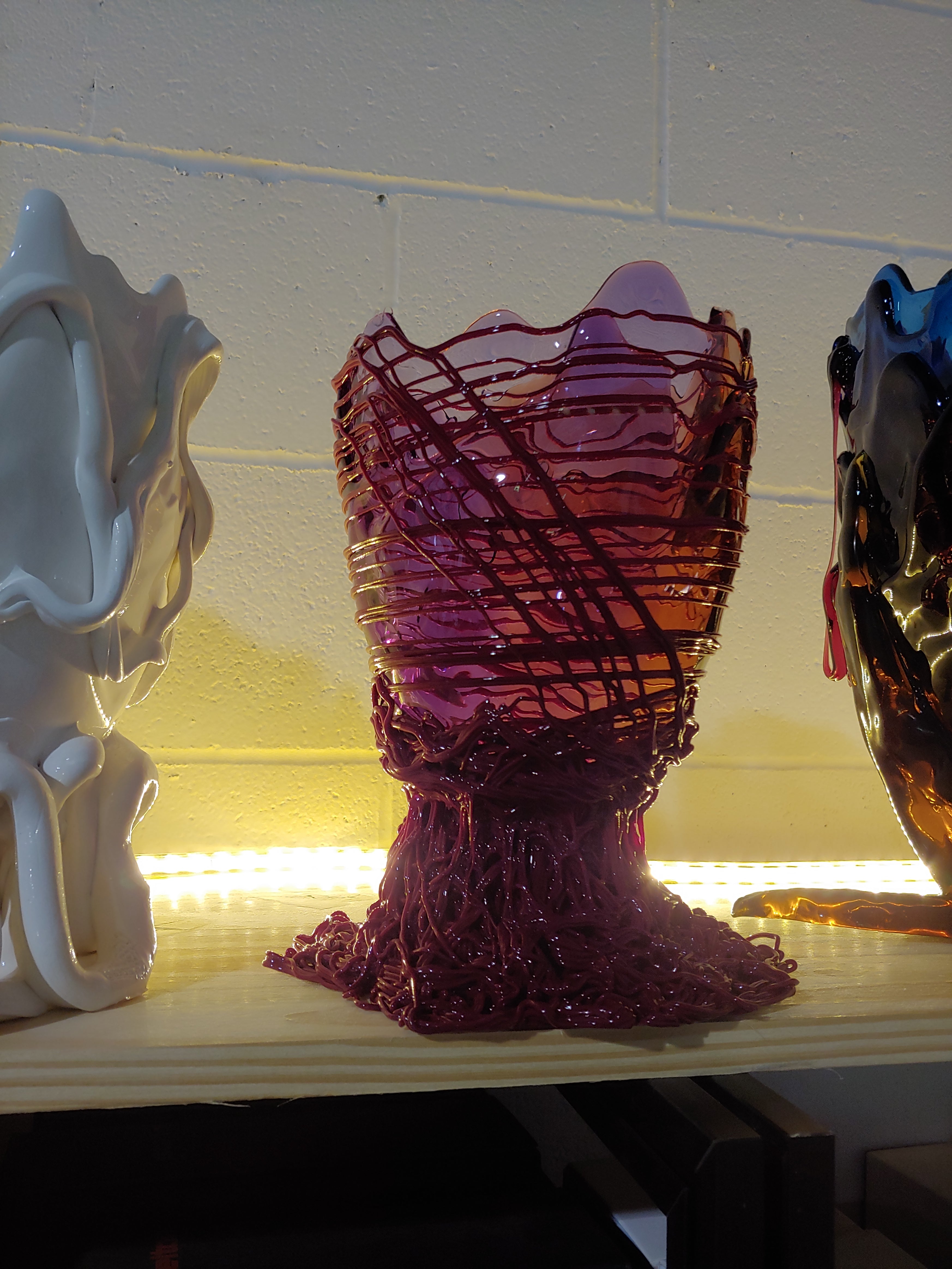 Gaetano Pesce fish vase Medium Spaghetti Extra colour